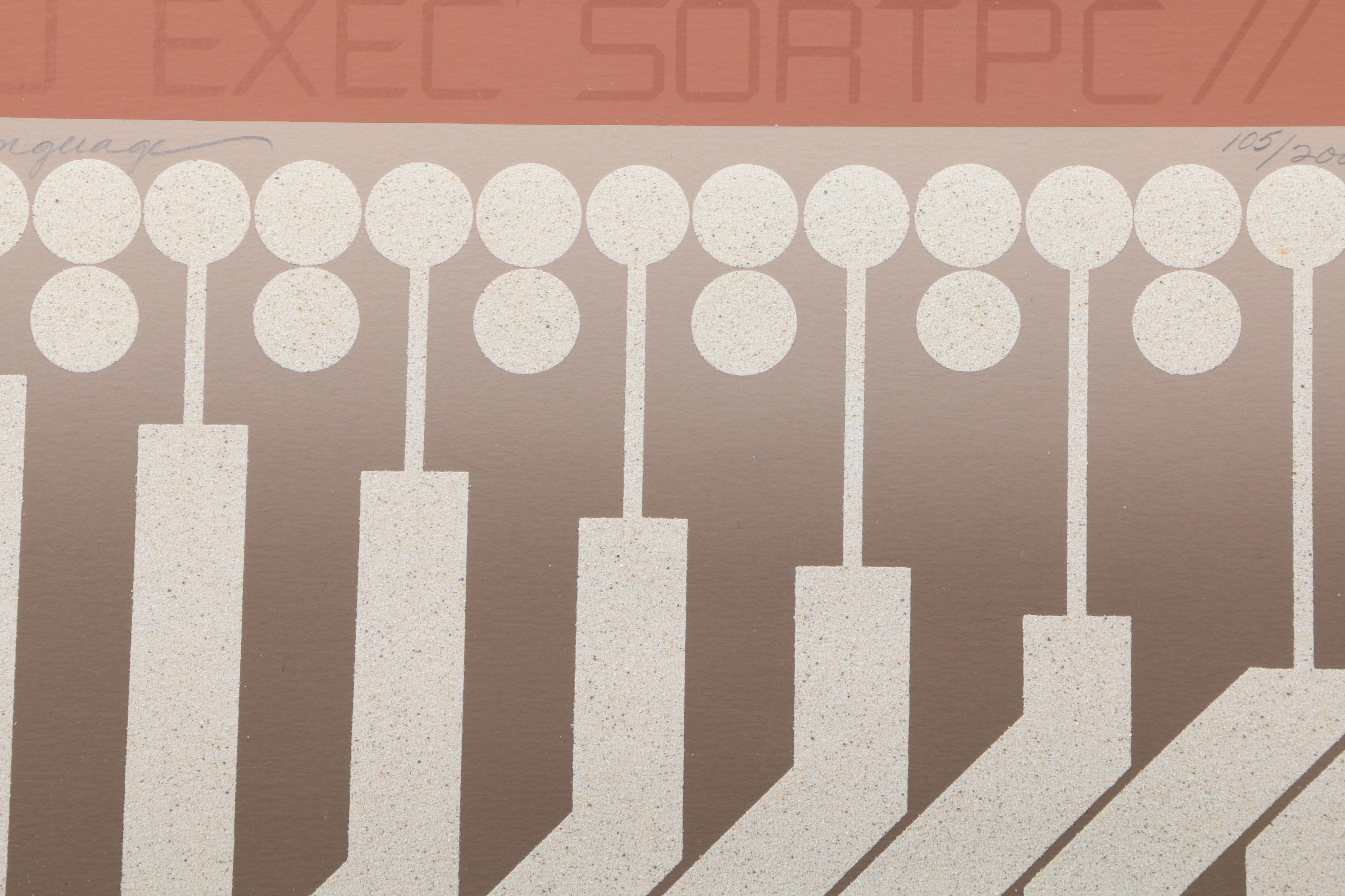 Don Munz Limited Edition Serigraph "A New Language"