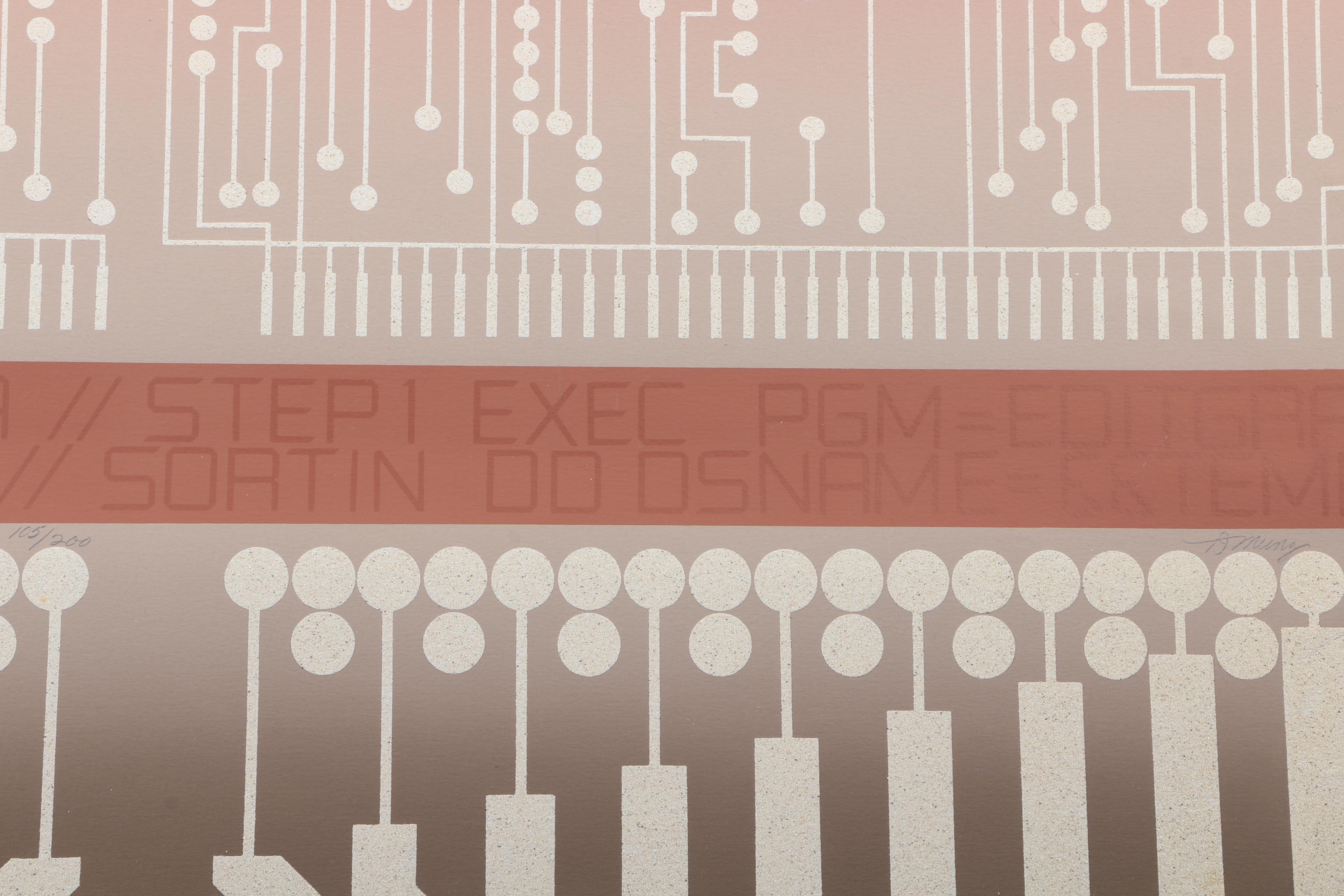 Don Munz Limited Edition Serigraph "A New Language"