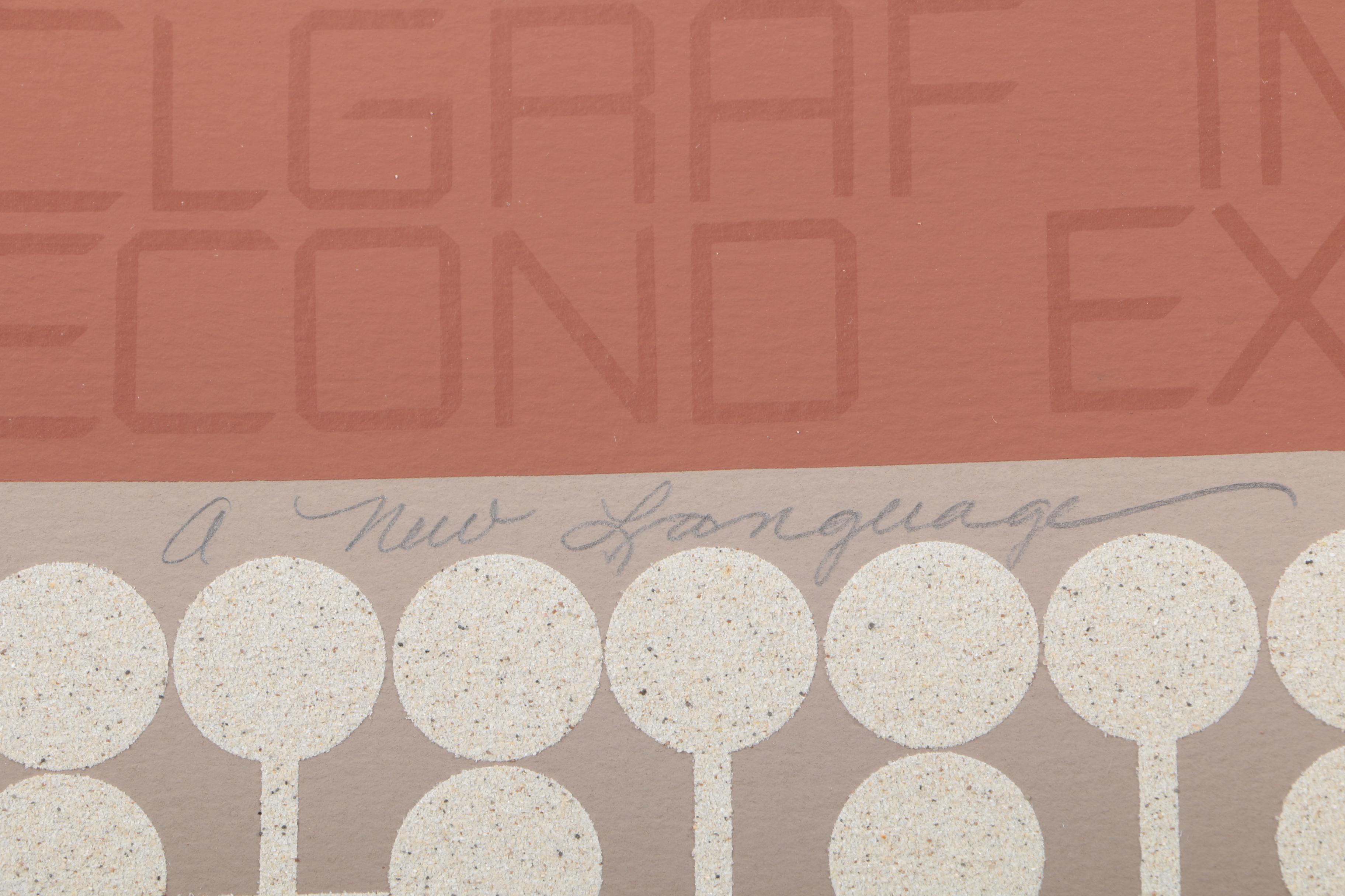 Don Munz Limited Edition Serigraph "A New Language"