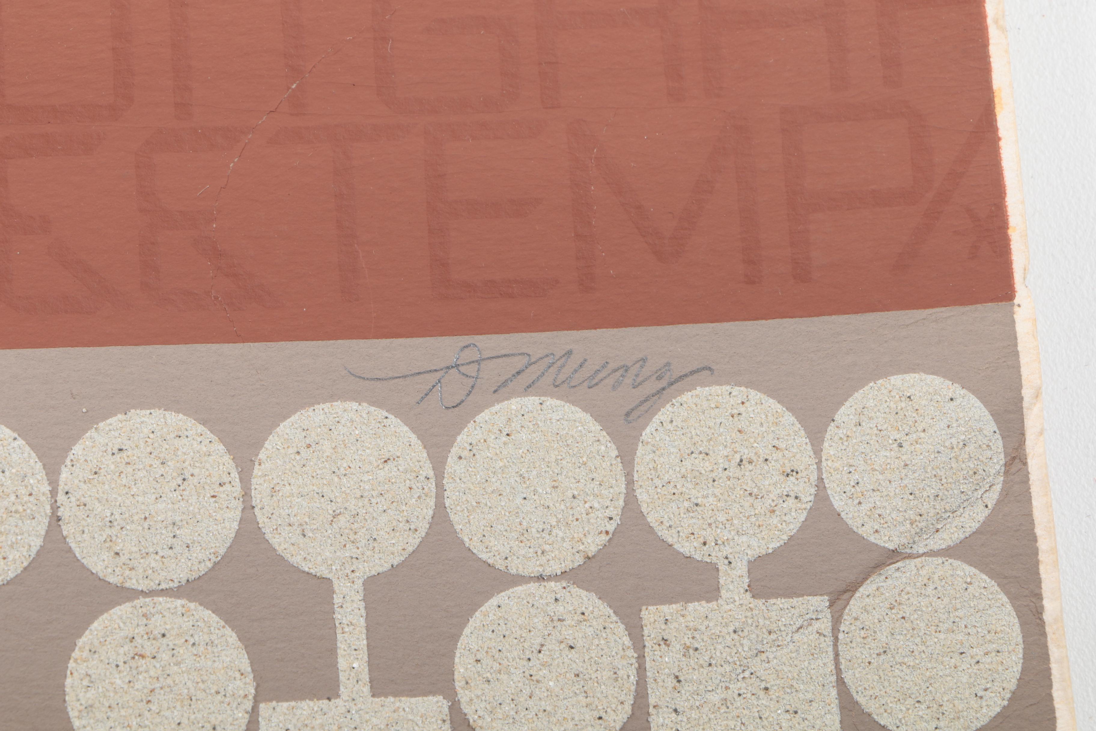 Don Munz Limited Edition Serigraph "A New Language"