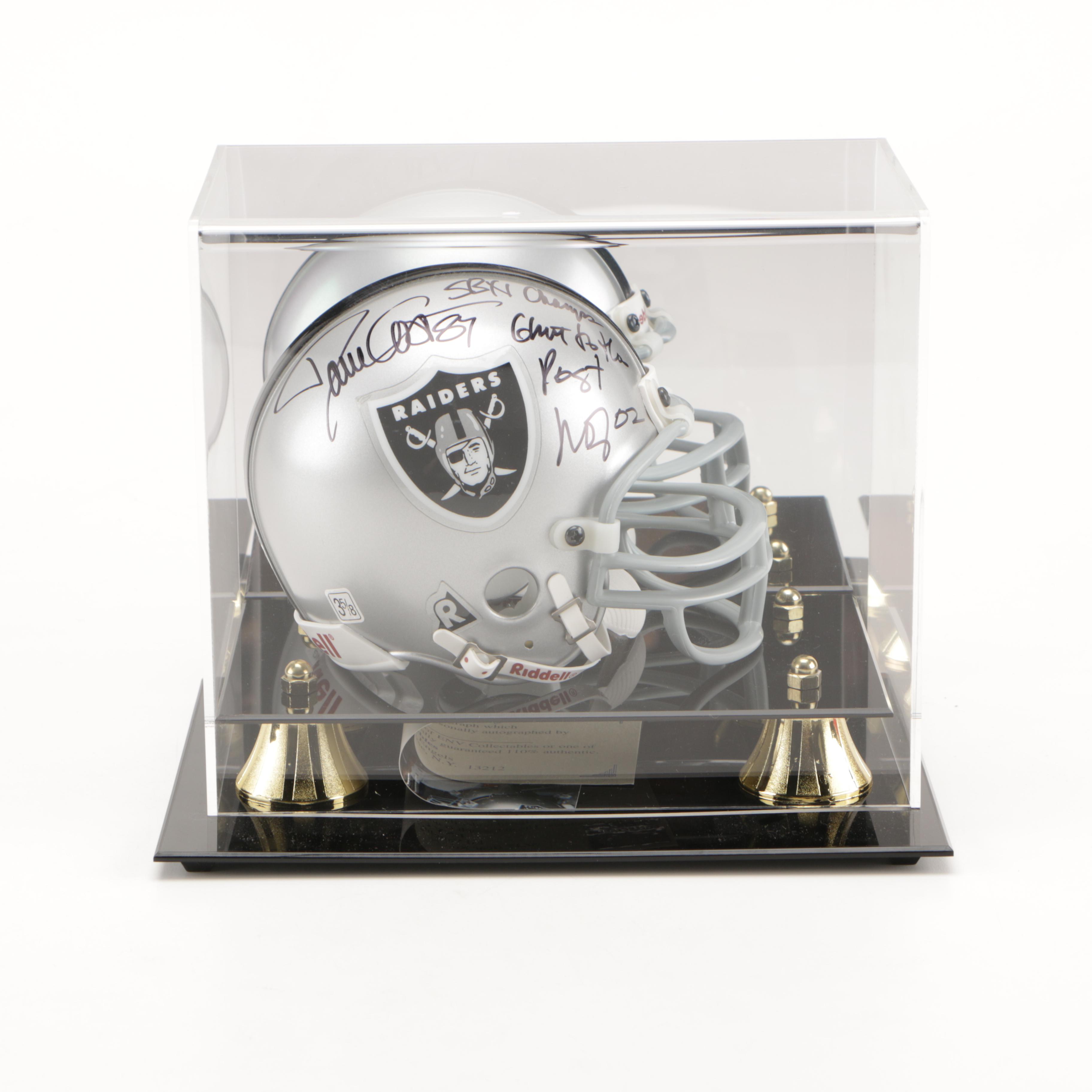 Dave Casper Signed Oakland Raiders Mini Helmet
