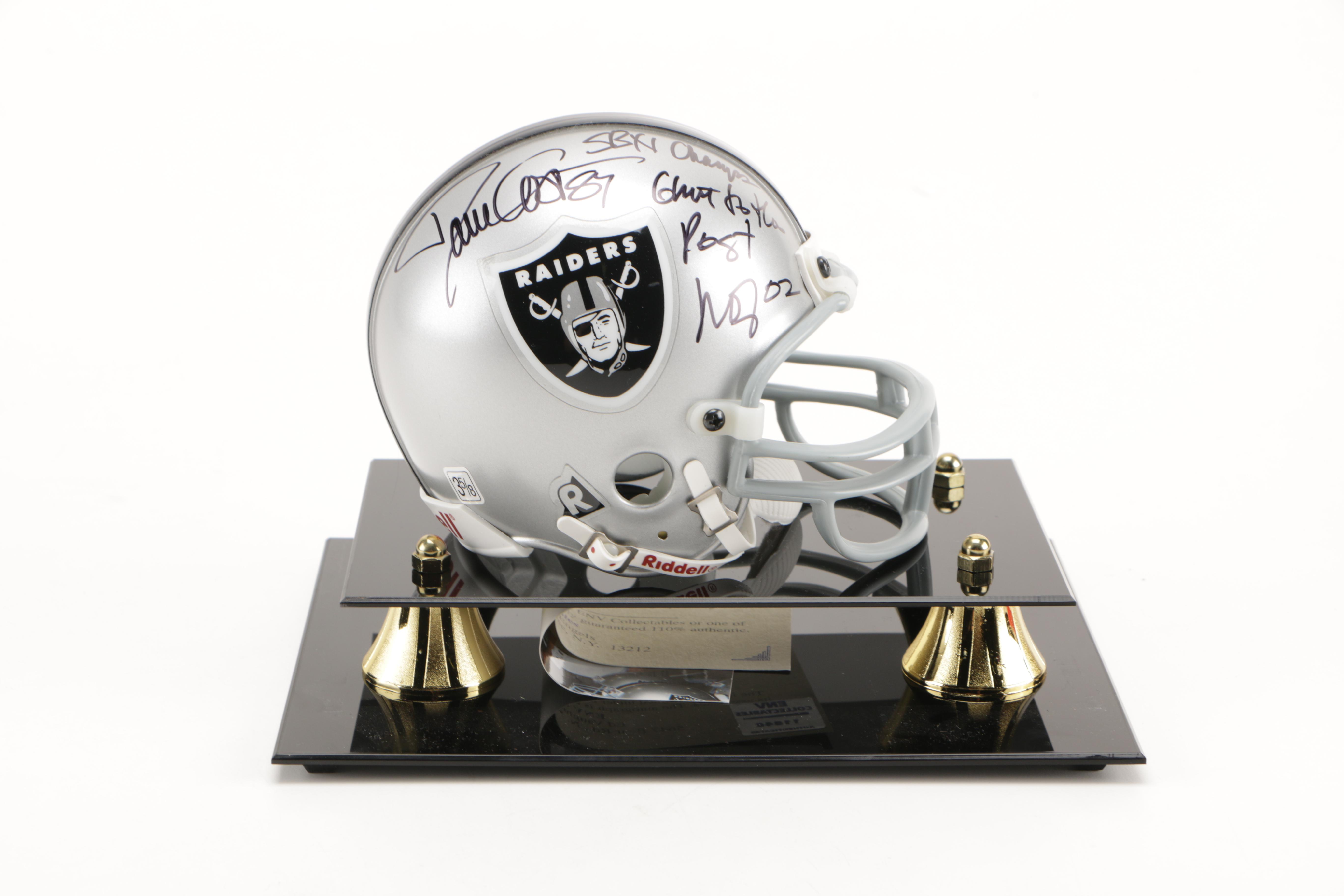 Dave Casper Signed Oakland Raiders Mini Helmet