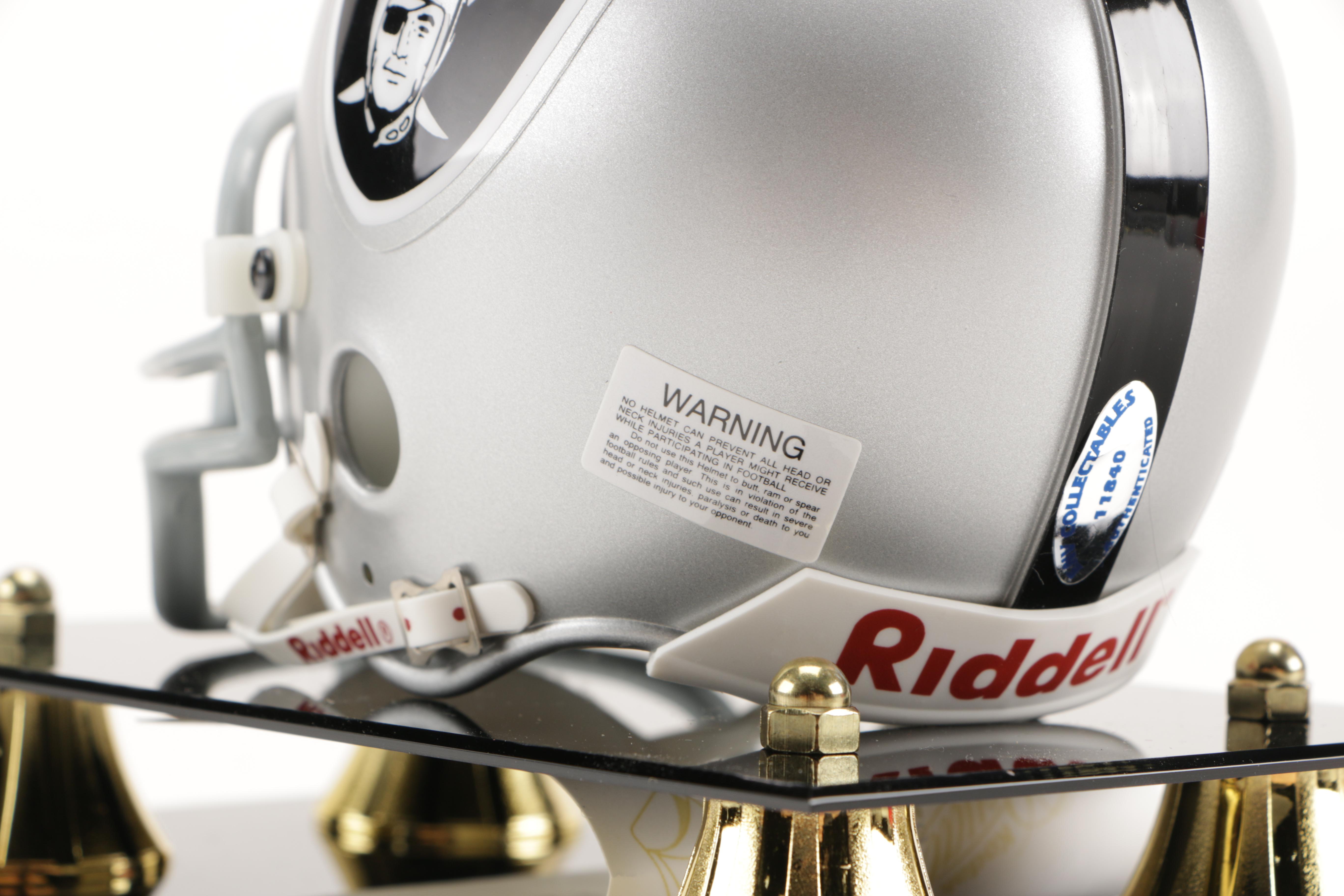 Dave Casper Signed Oakland Raiders Mini Helmet