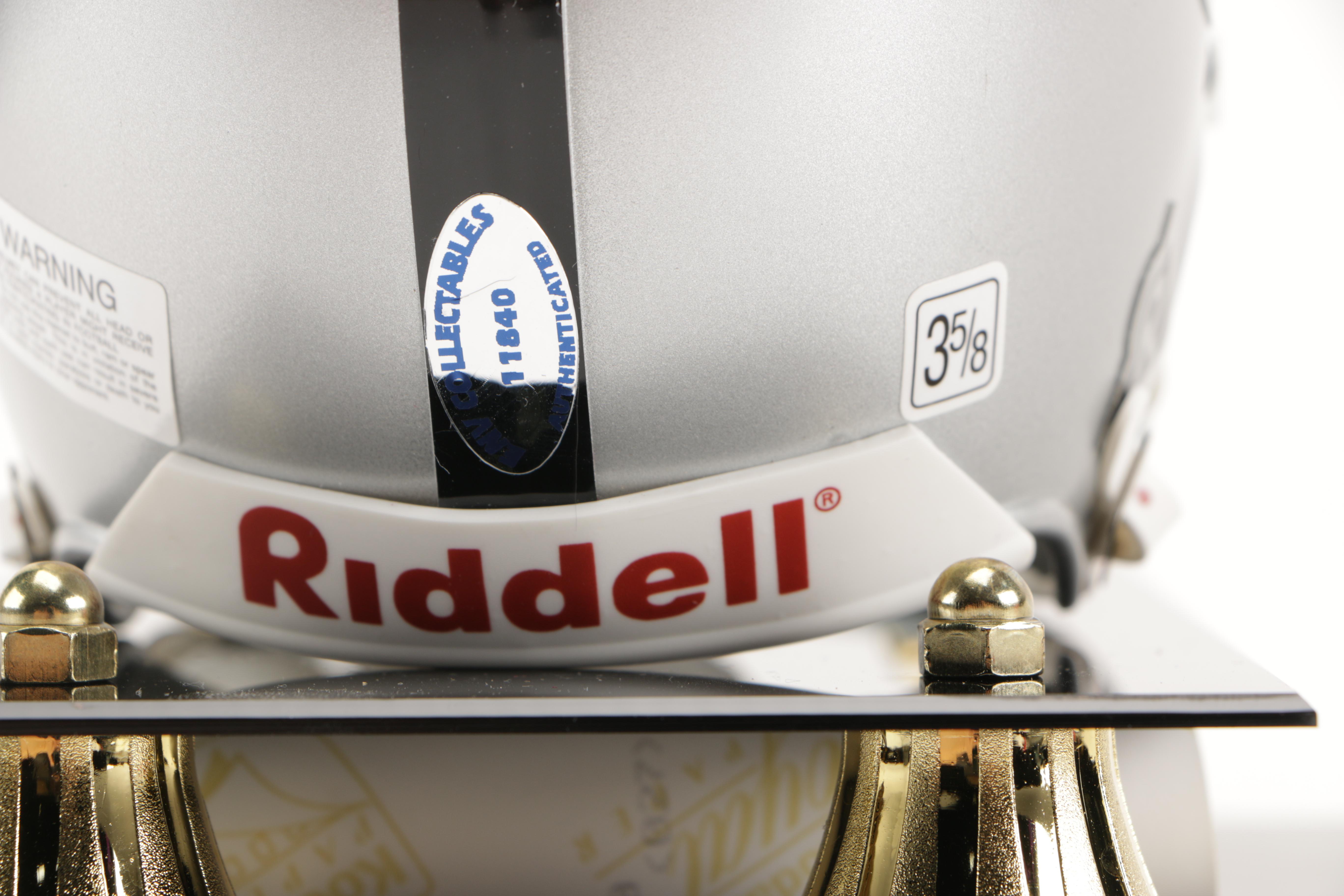 Dave Casper Signed Oakland Raiders Mini Helmet