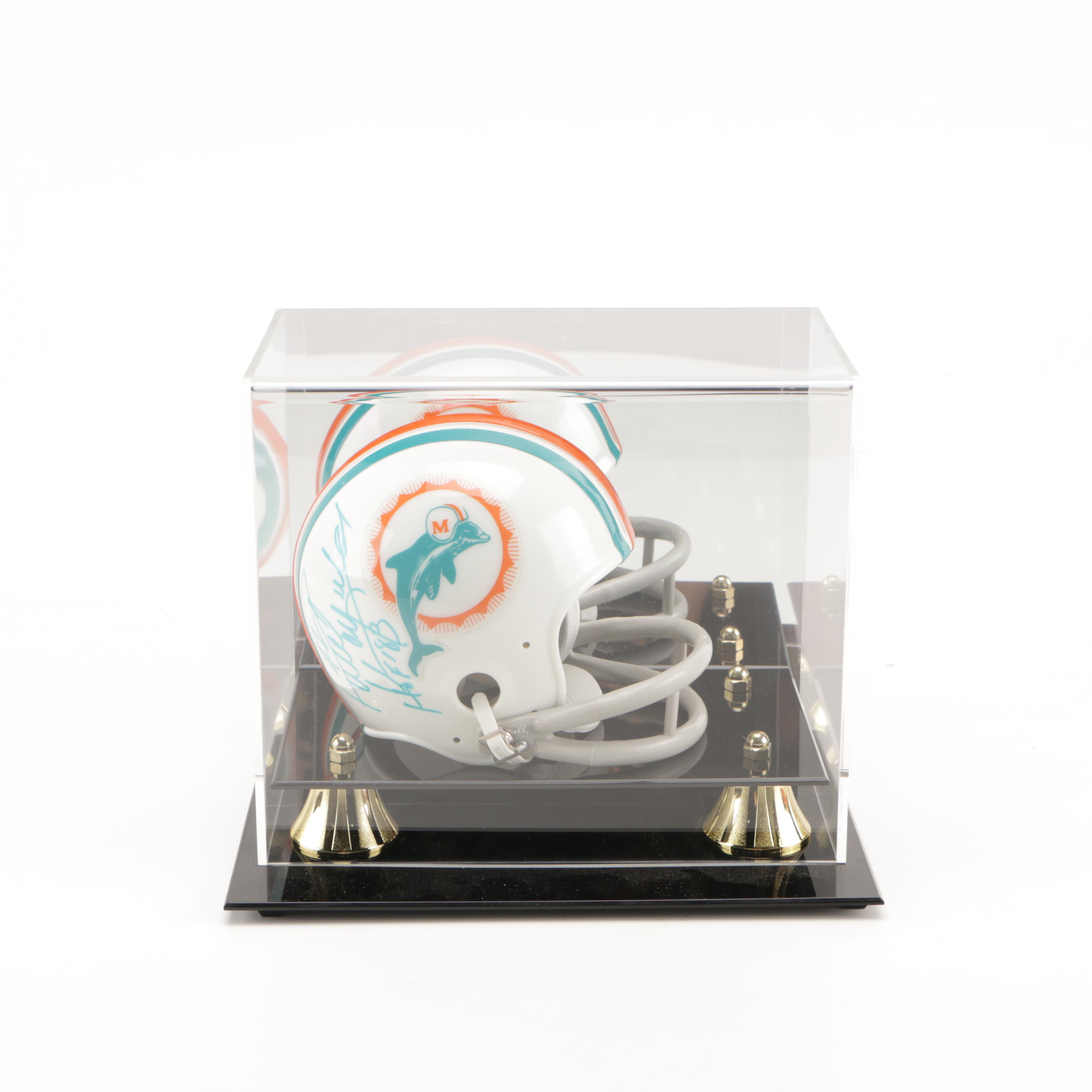 Paul Warfield Signed Miami Dolphins NFL Mini Helmet