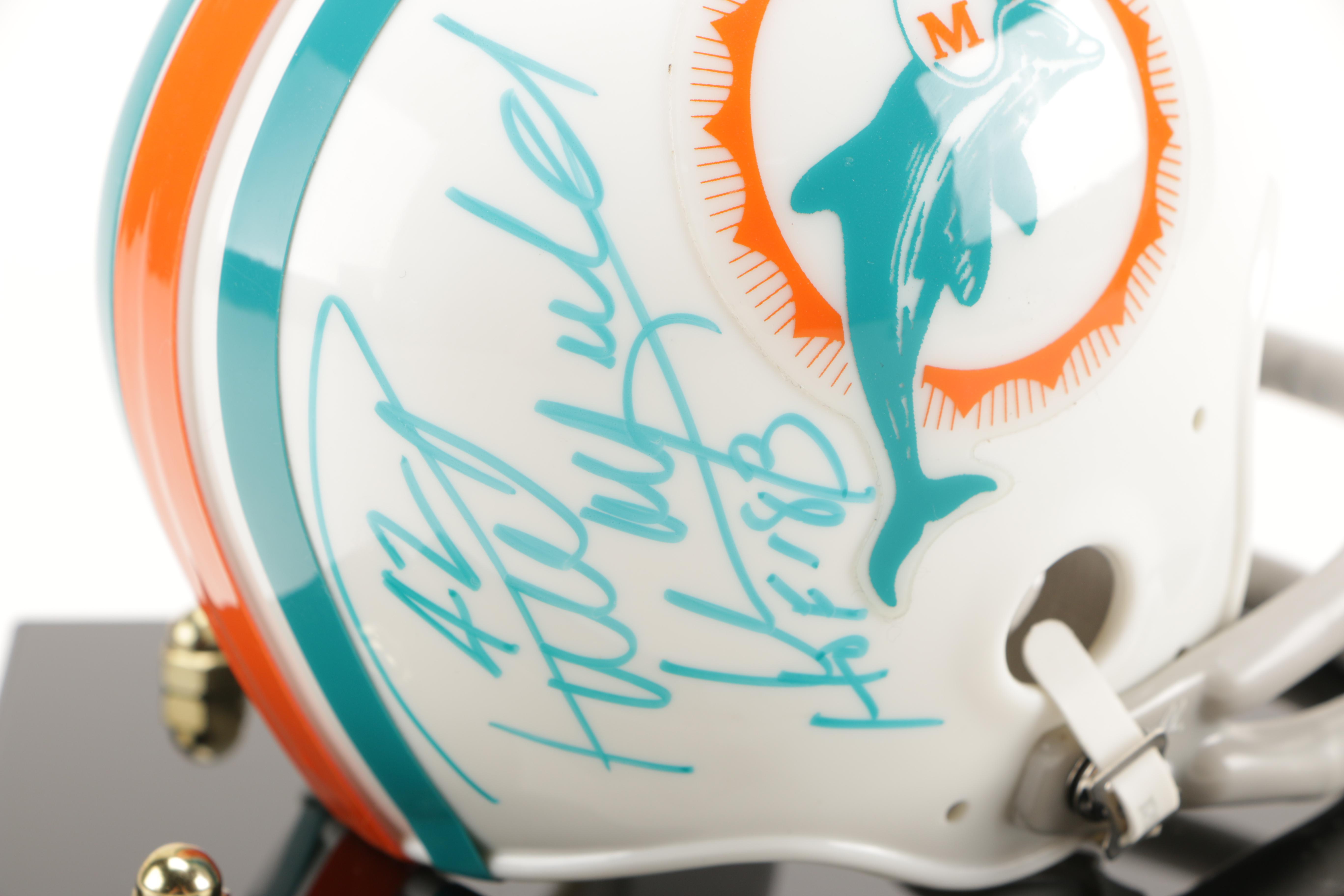Paul Warfield Signed Miami Dolphins NFL Mini Helmet