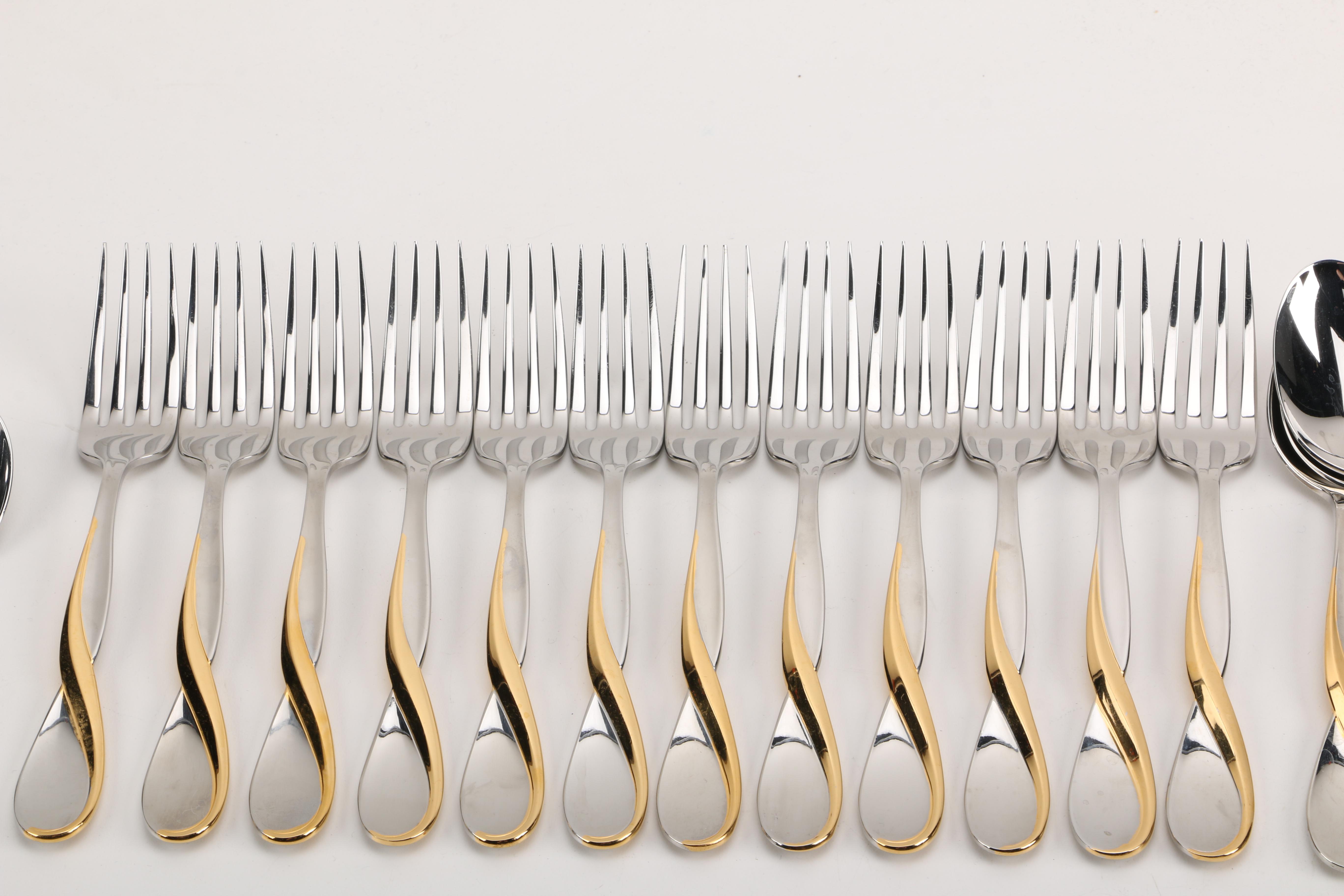 Oneida "Golden Aquarius" Stainless Flatware