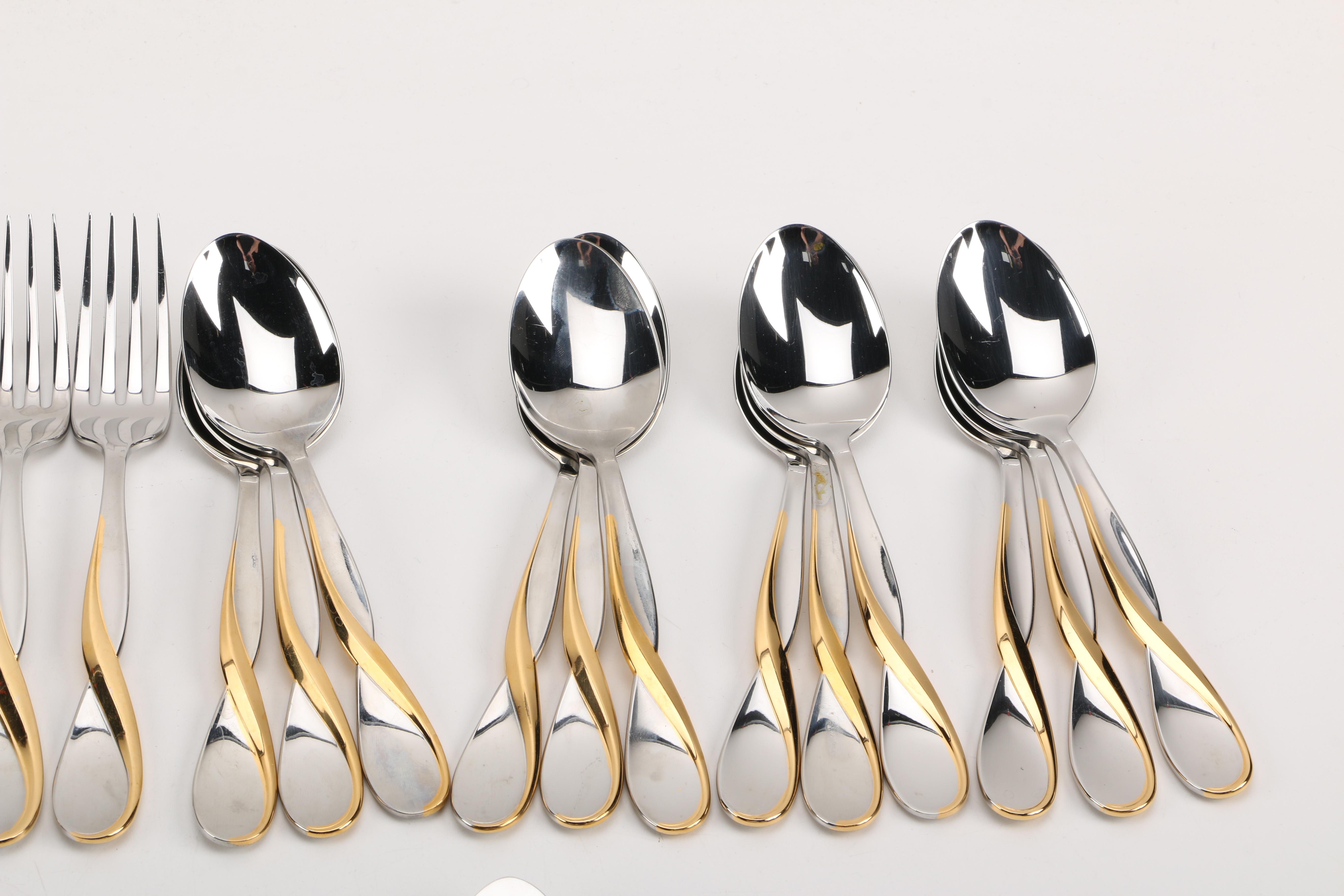 Oneida "Golden Aquarius" Stainless Flatware