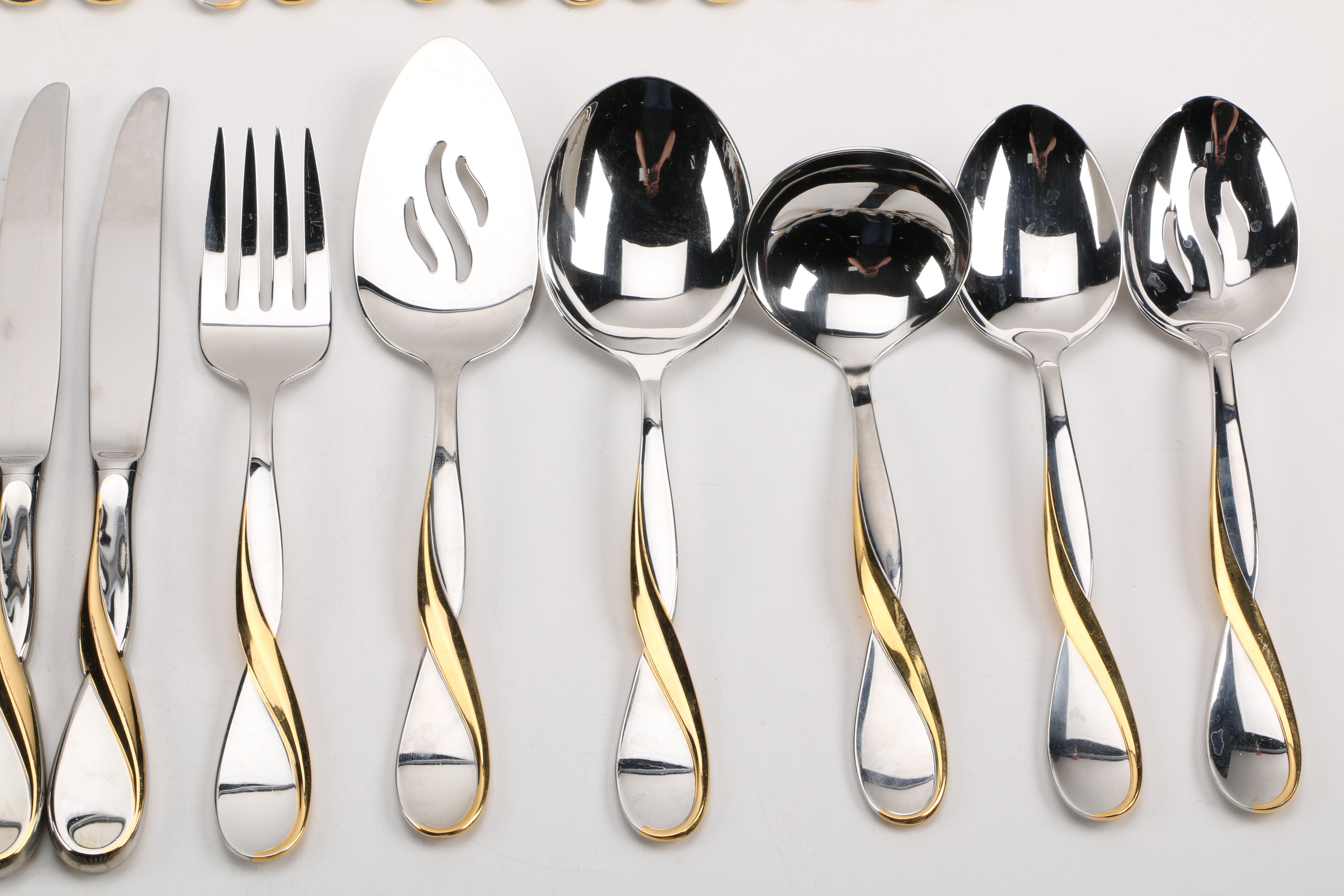 Oneida "Golden Aquarius" Stainless Flatware