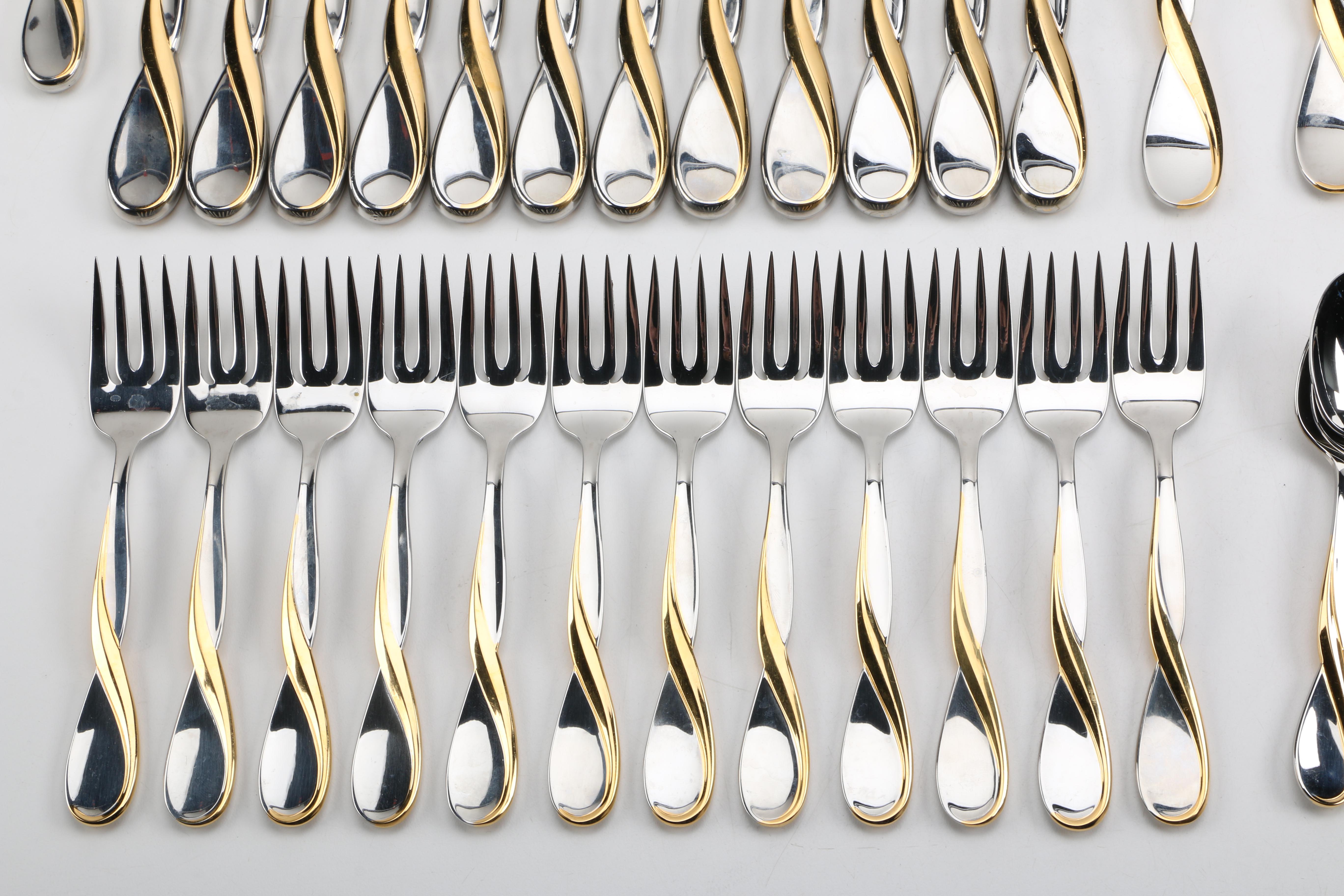 Oneida "Golden Aquarius" Stainless Flatware