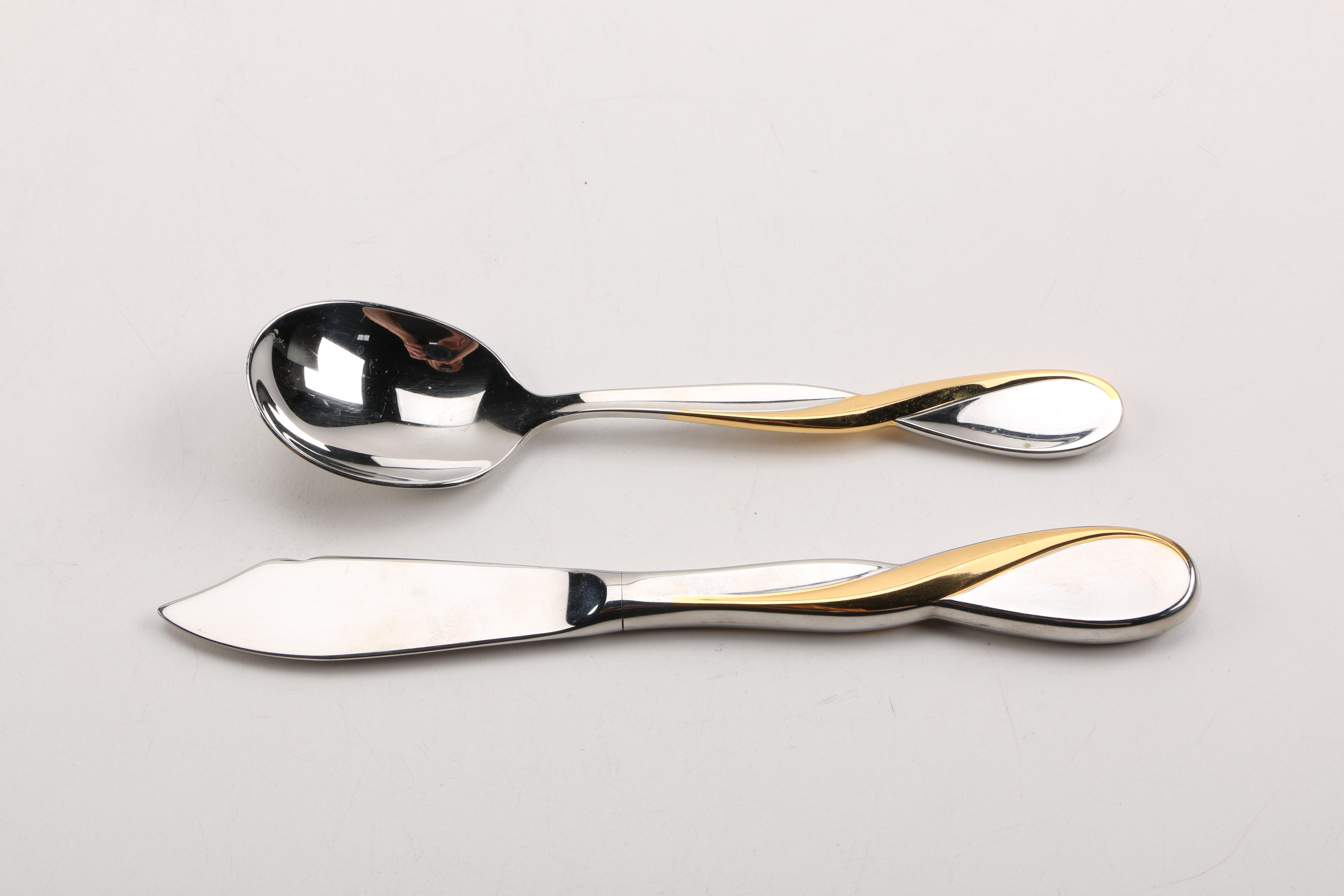 Oneida "Golden Aquarius" Stainless Flatware
