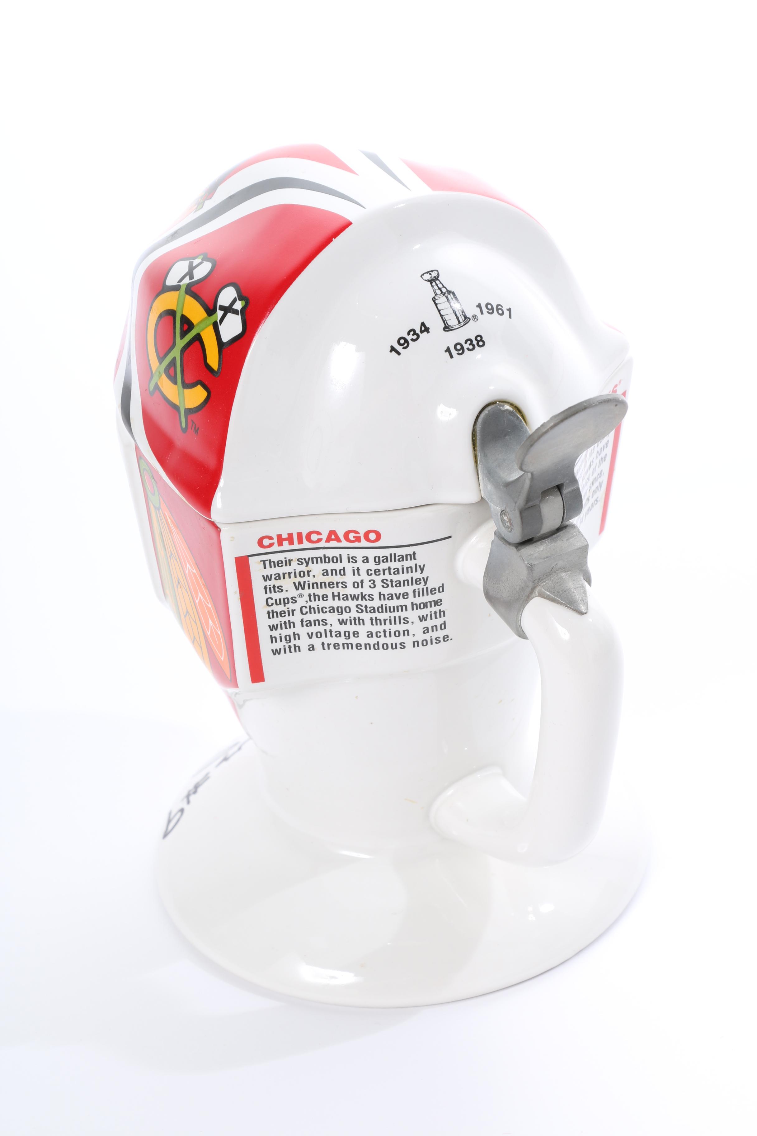 Signed Bobby Hull Blackhawks Jersey and Mug