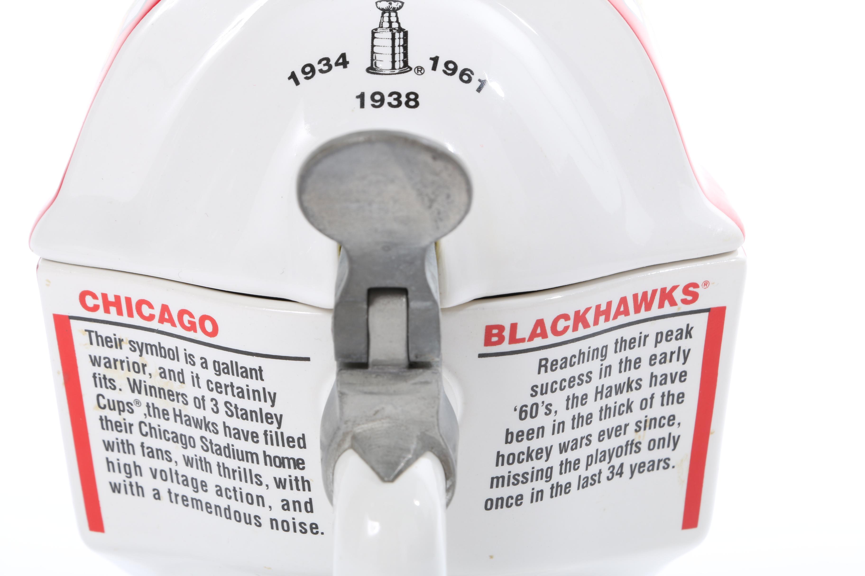 Signed Bobby Hull Blackhawks Jersey and Mug