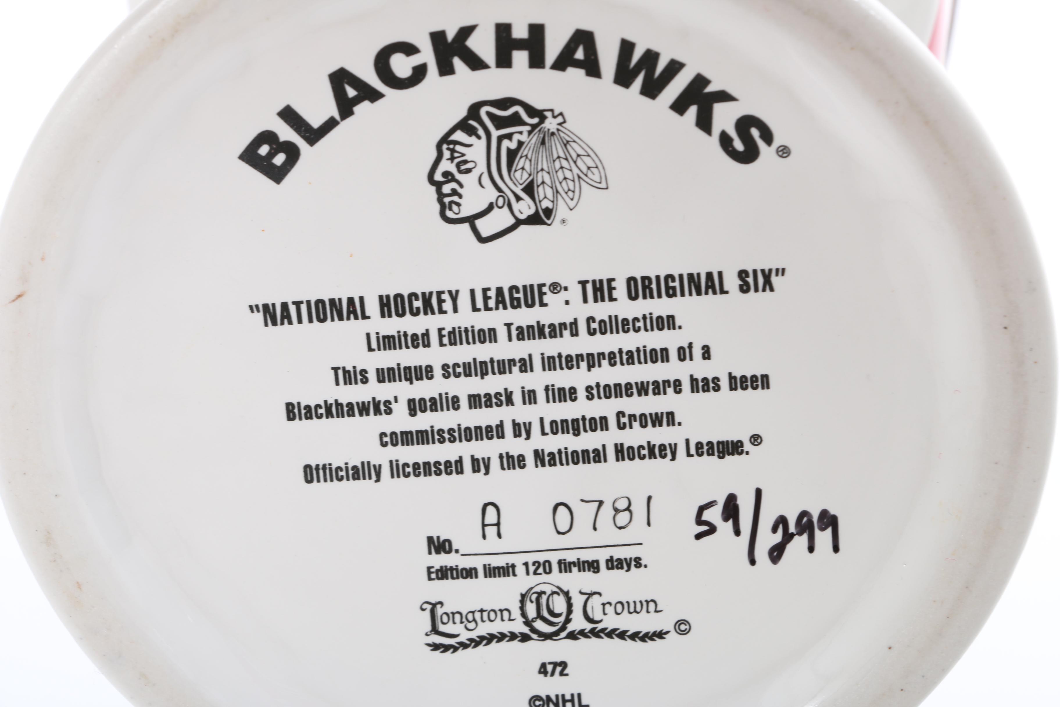 Signed Bobby Hull Blackhawks Jersey and Mug