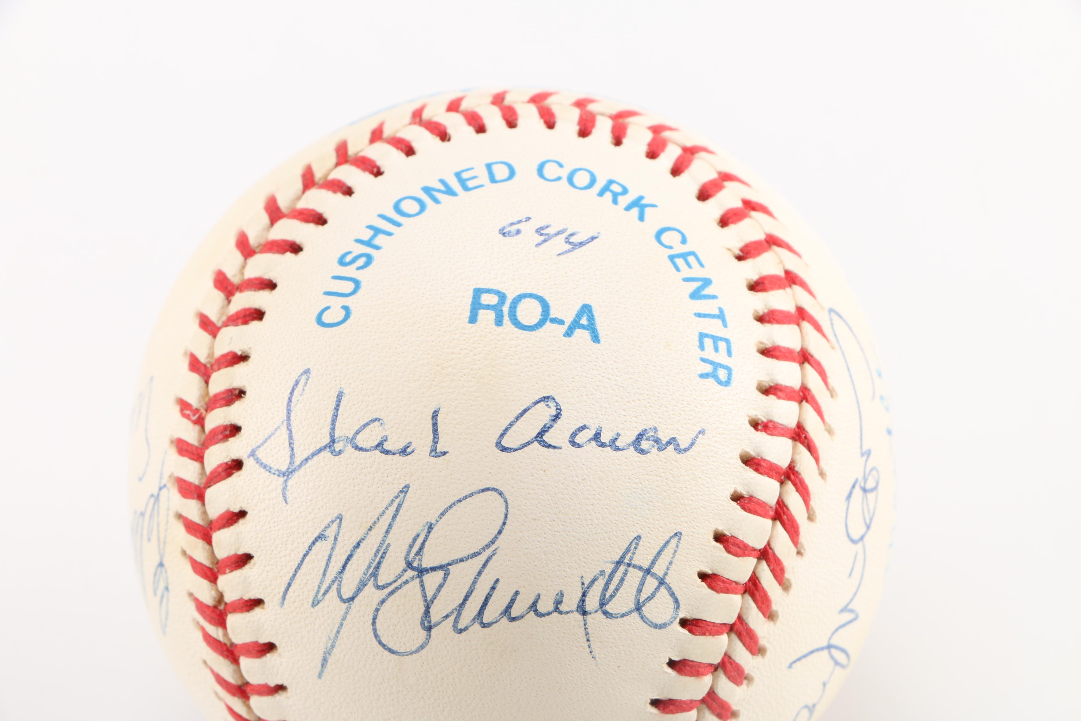 Autographed 500 Home Run Club Baseball