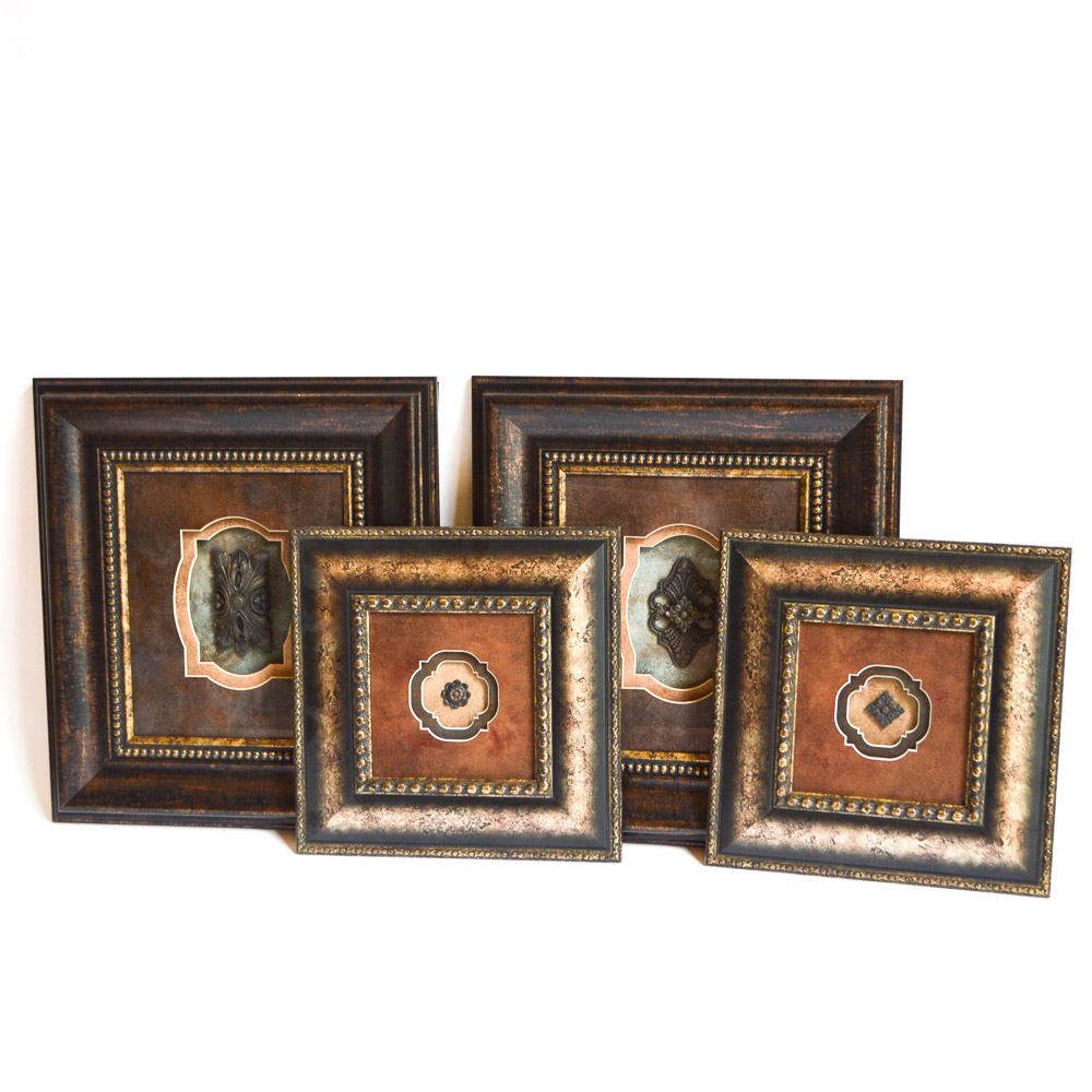 Group of Mixed Media Art Pieces