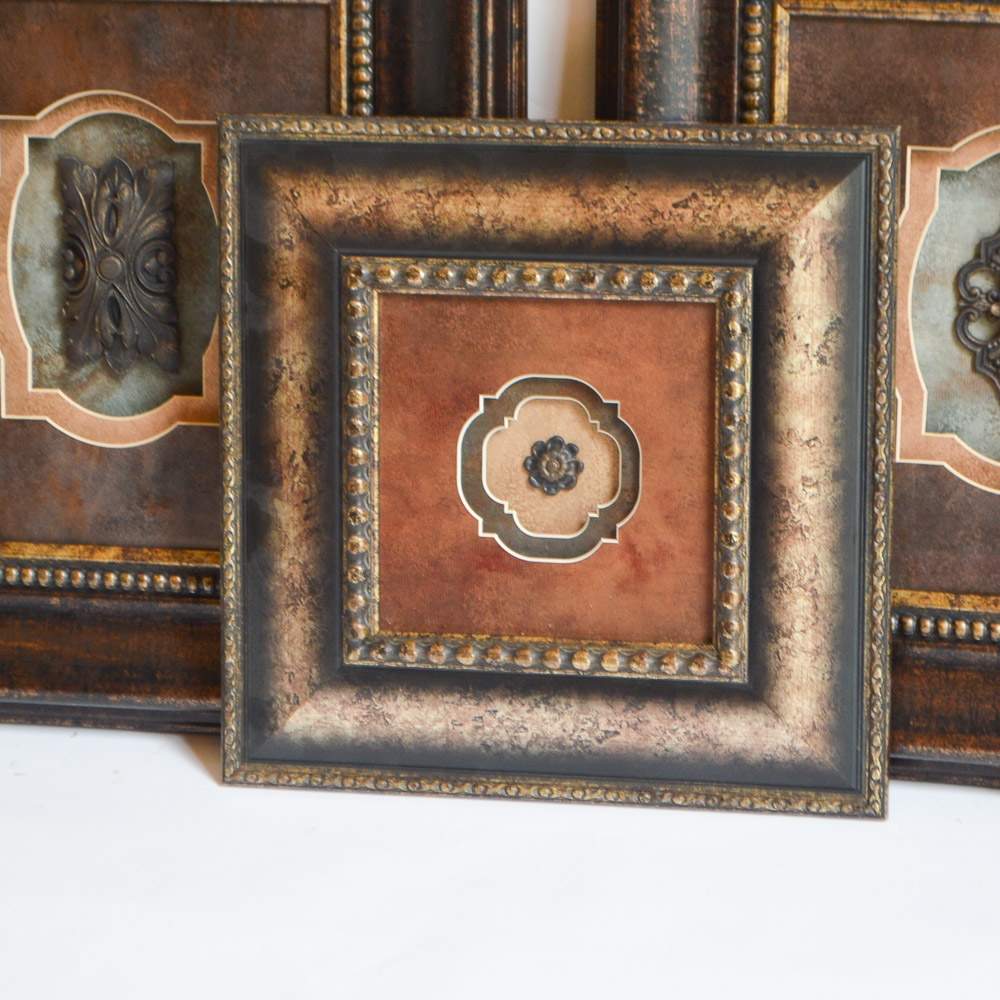 Group of Mixed Media Art Pieces