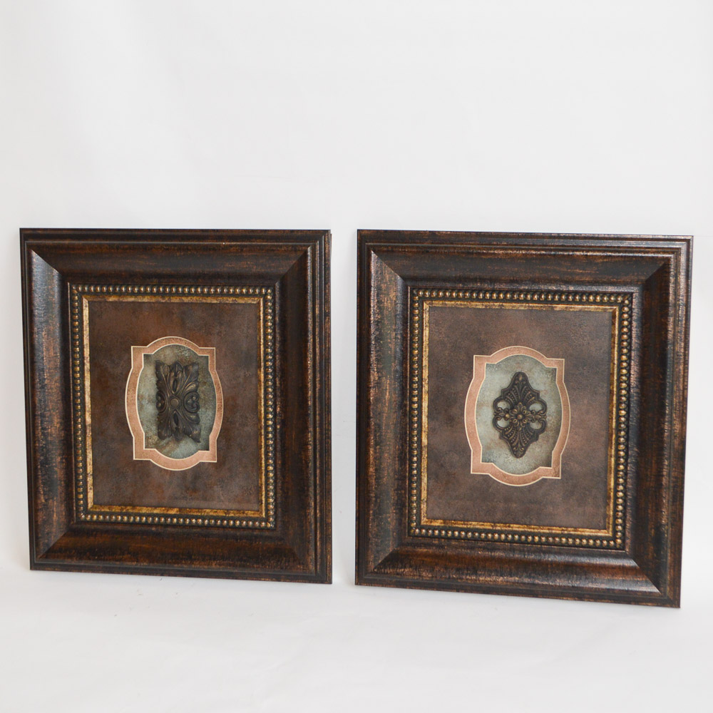 Group of Mixed Media Art Pieces