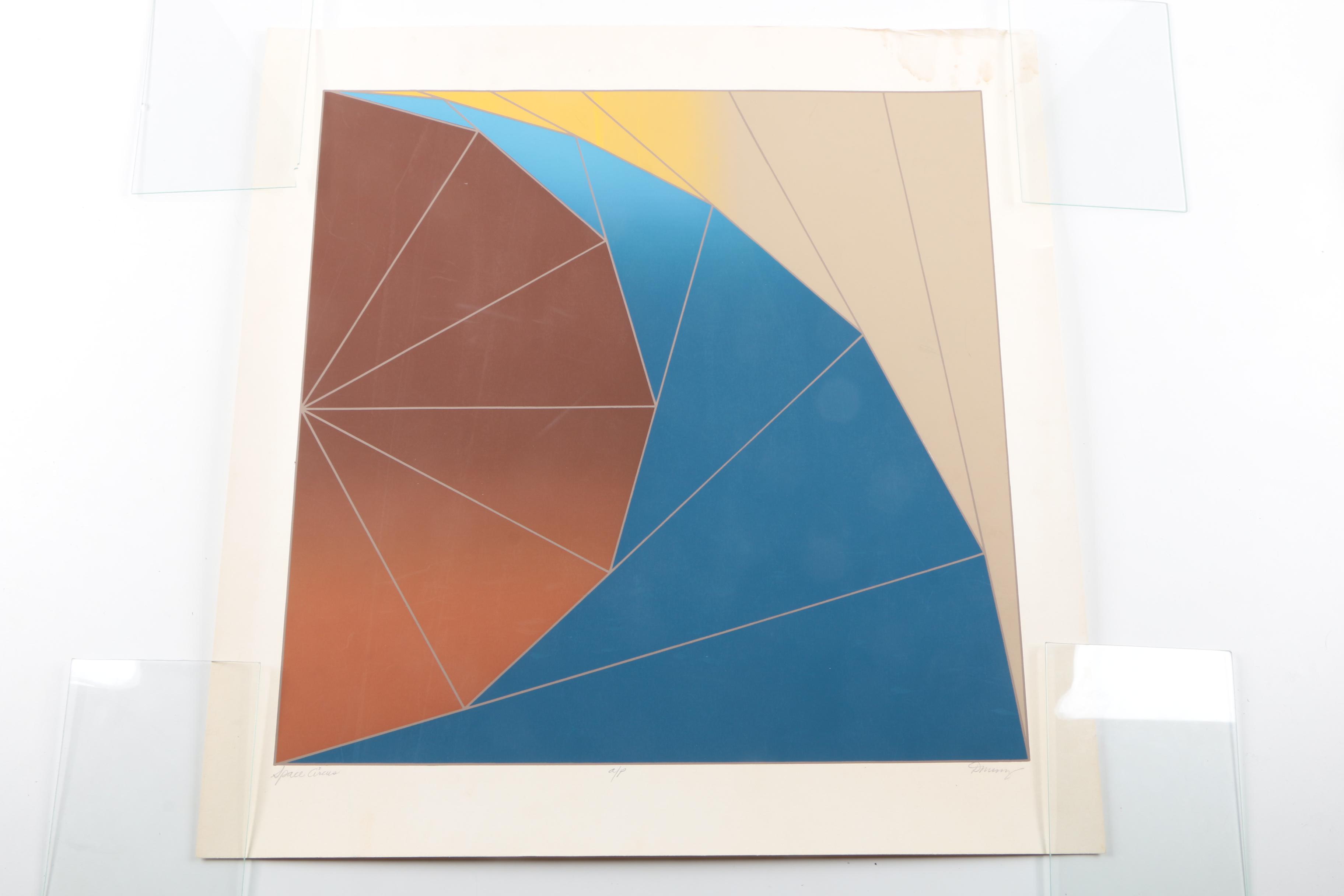 Artist Proof Serigraphs on Paper "Leirion," "Set Sail," and "Space Circus"