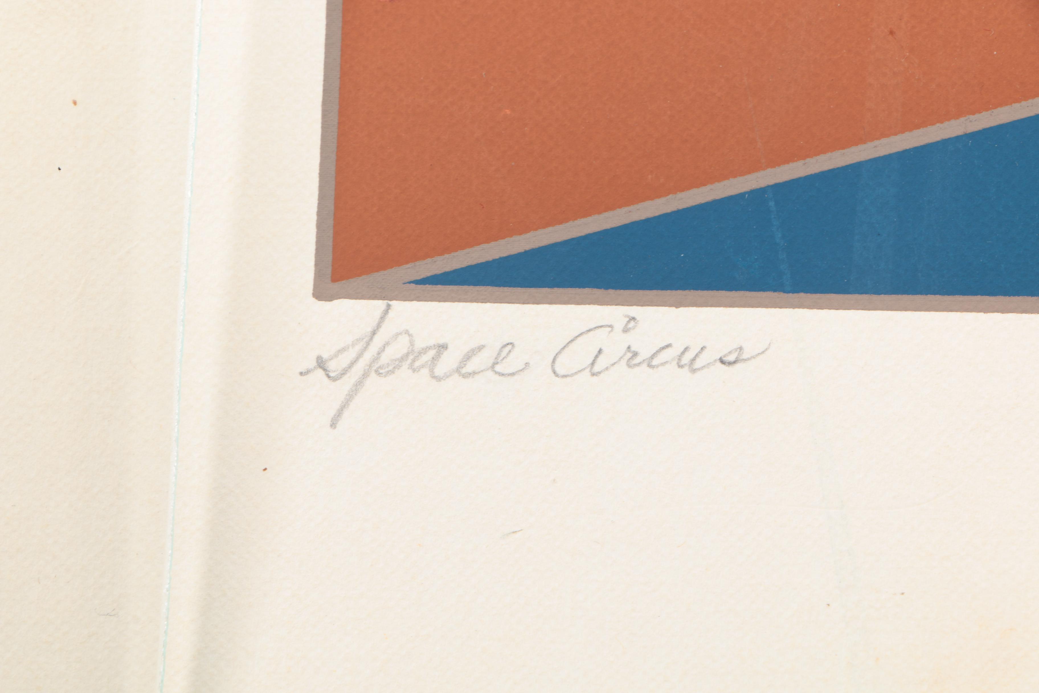 Artist Proof Serigraphs on Paper "Leirion," "Set Sail," and "Space Circus"