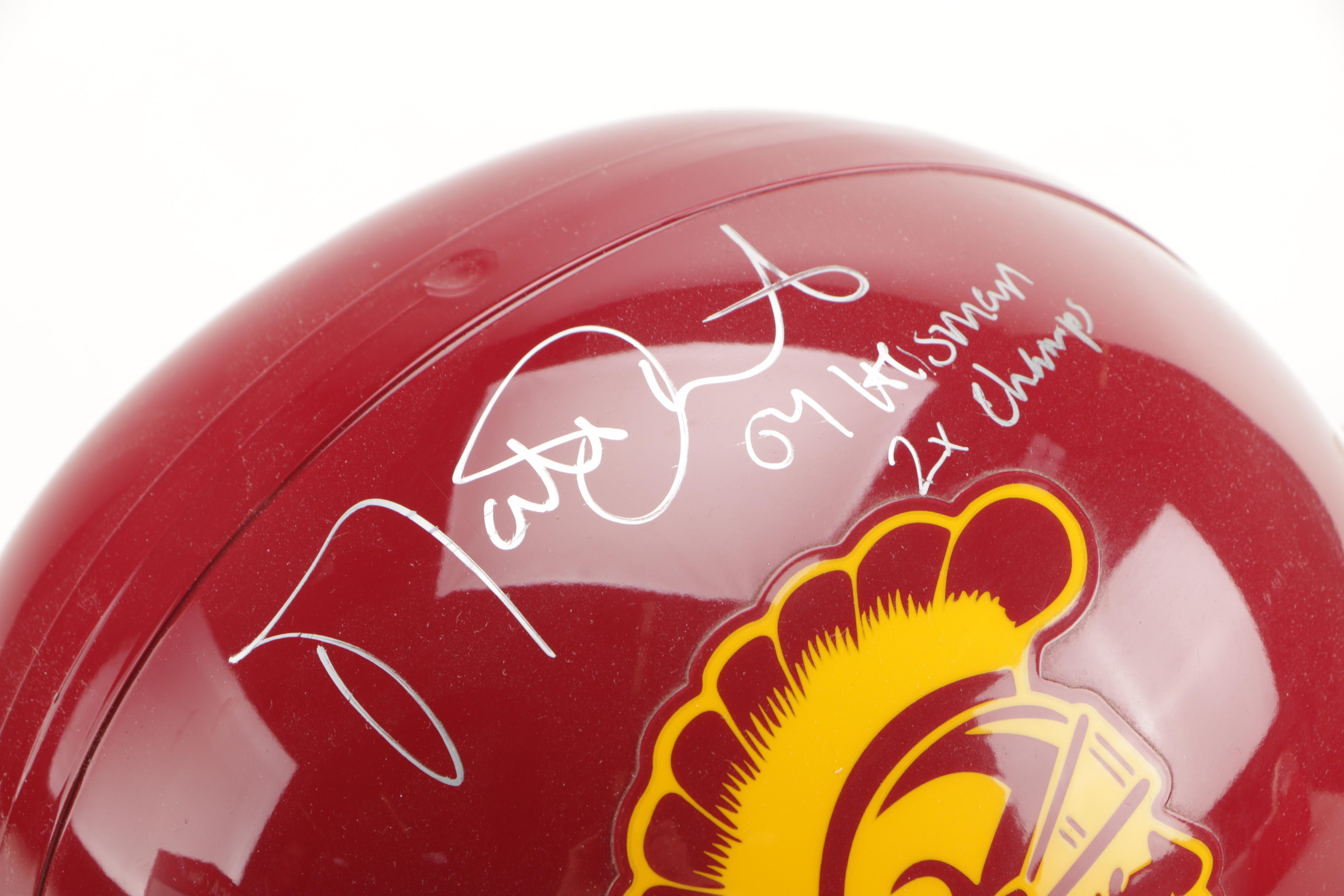 Matt Leinart Signed USC Replica Helmet