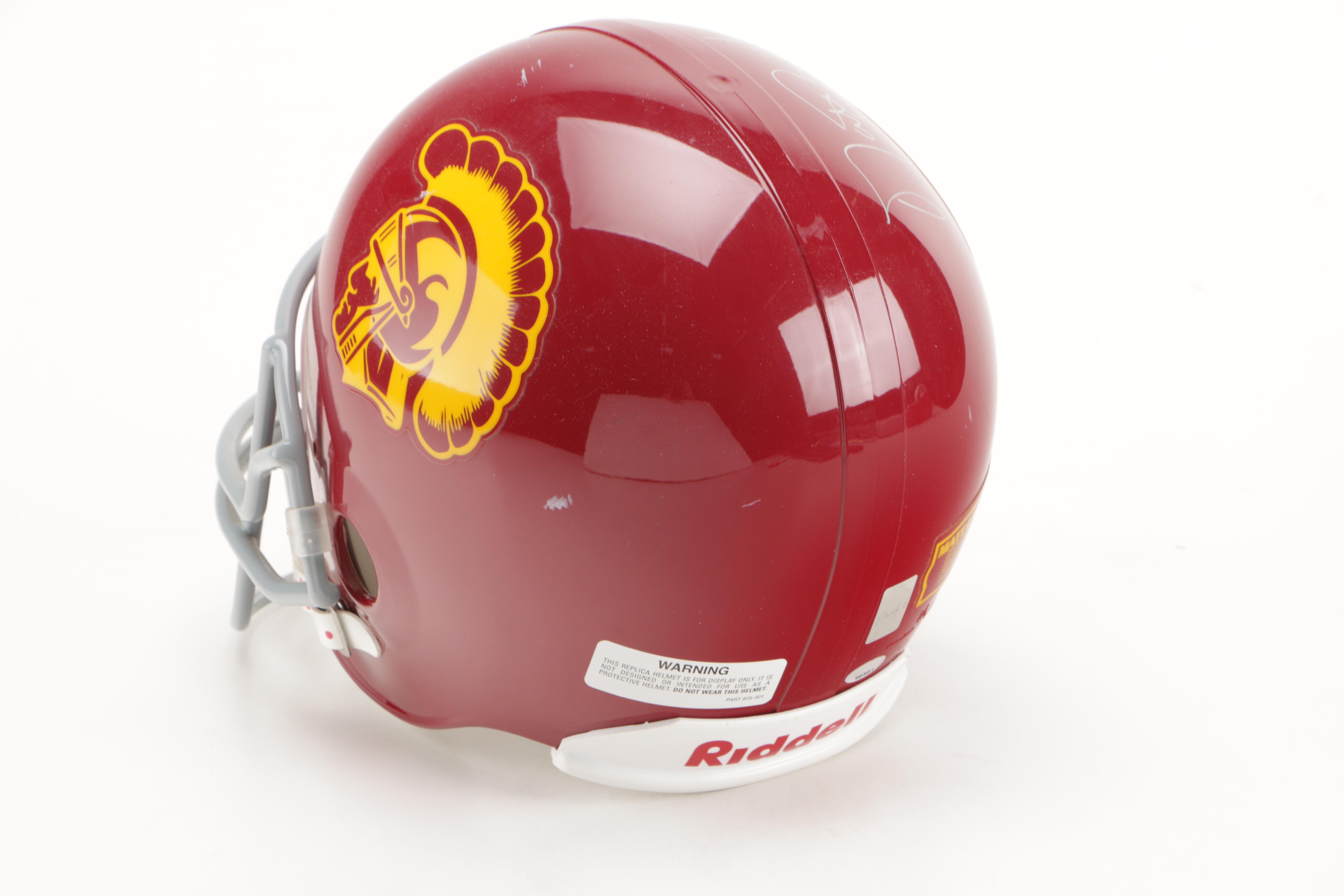 Matt Leinart Signed USC Replica Helmet