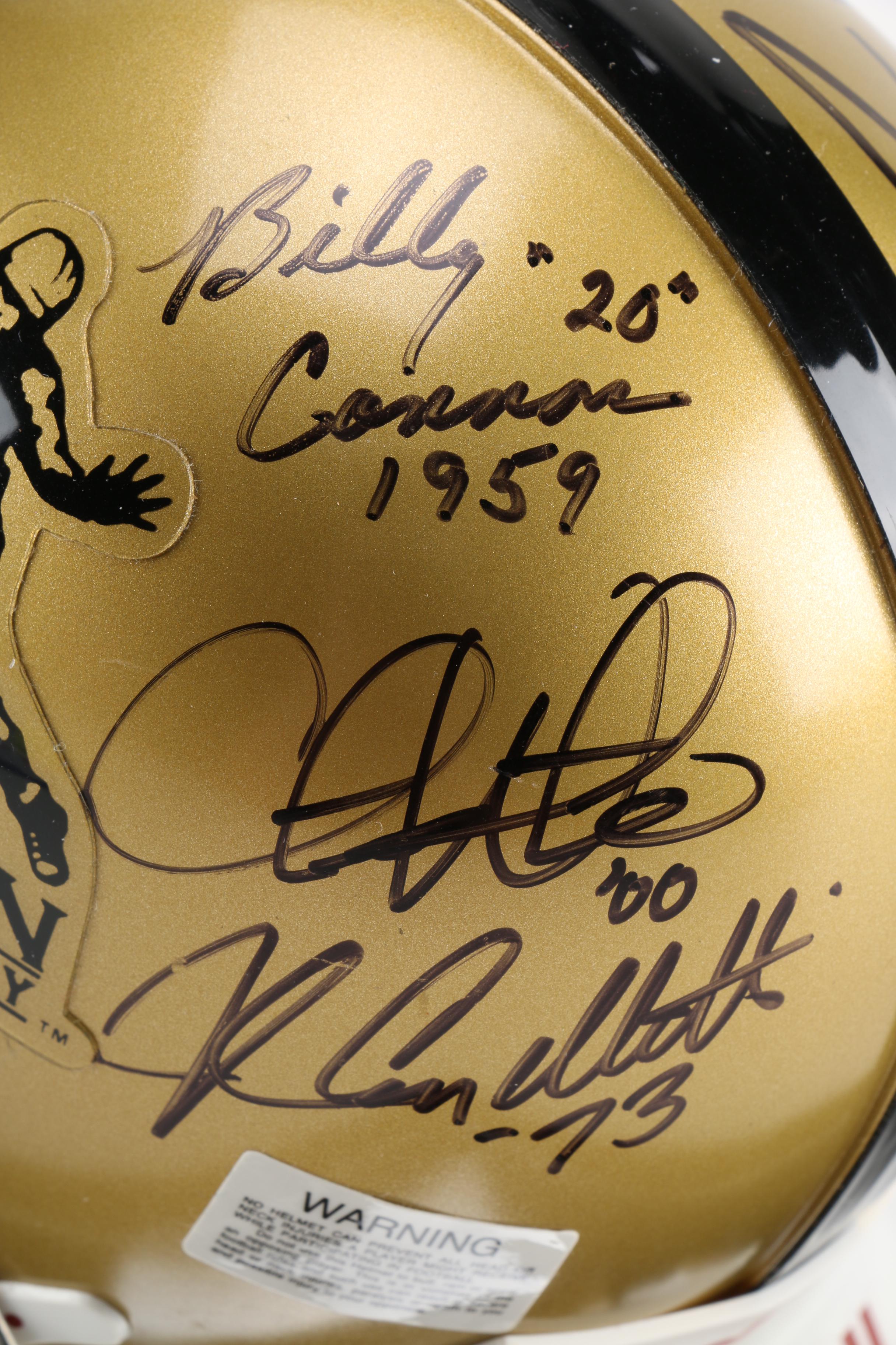 NFL Heisman Trophy Winners Signed Mini Helmet