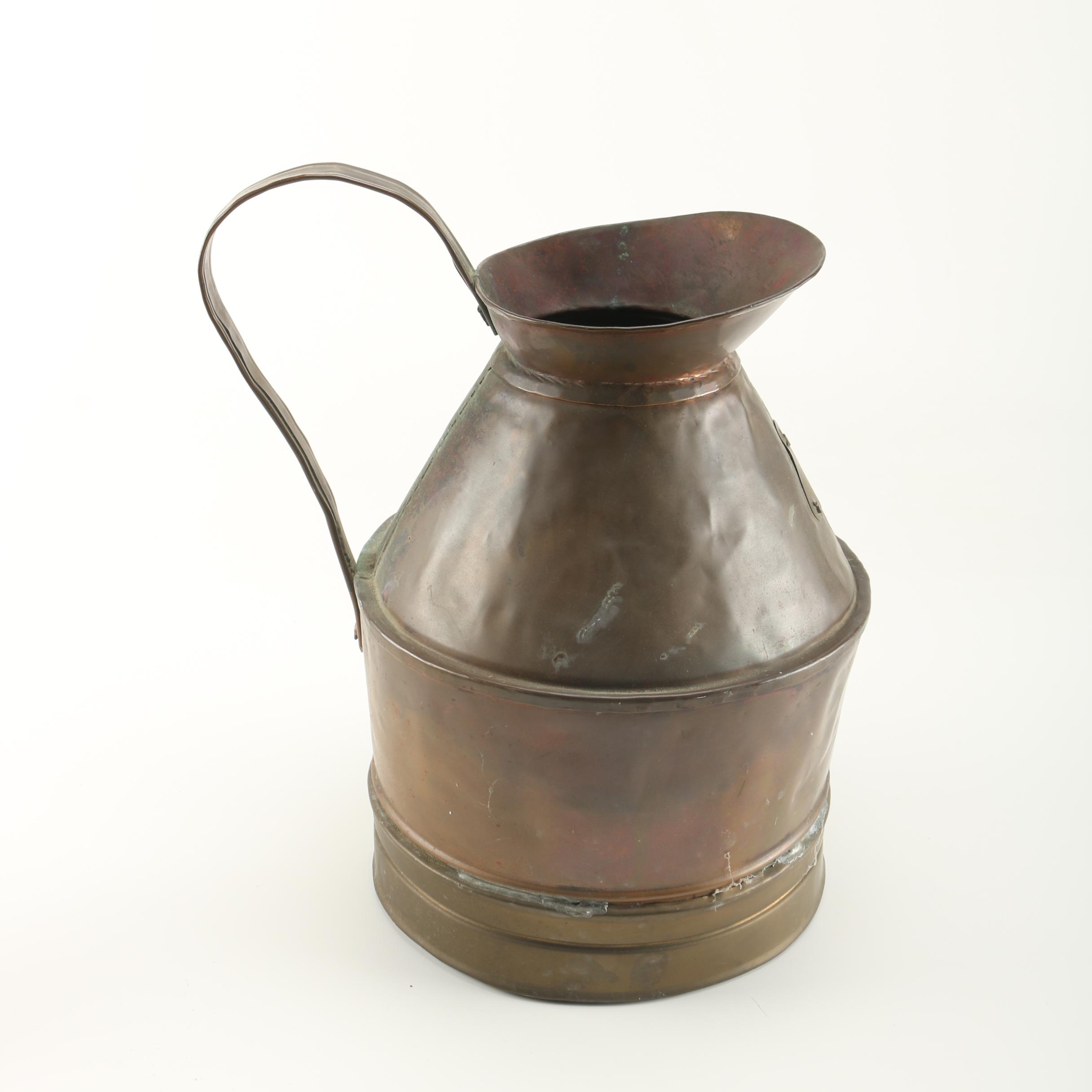 Vintage Copper Pitcher