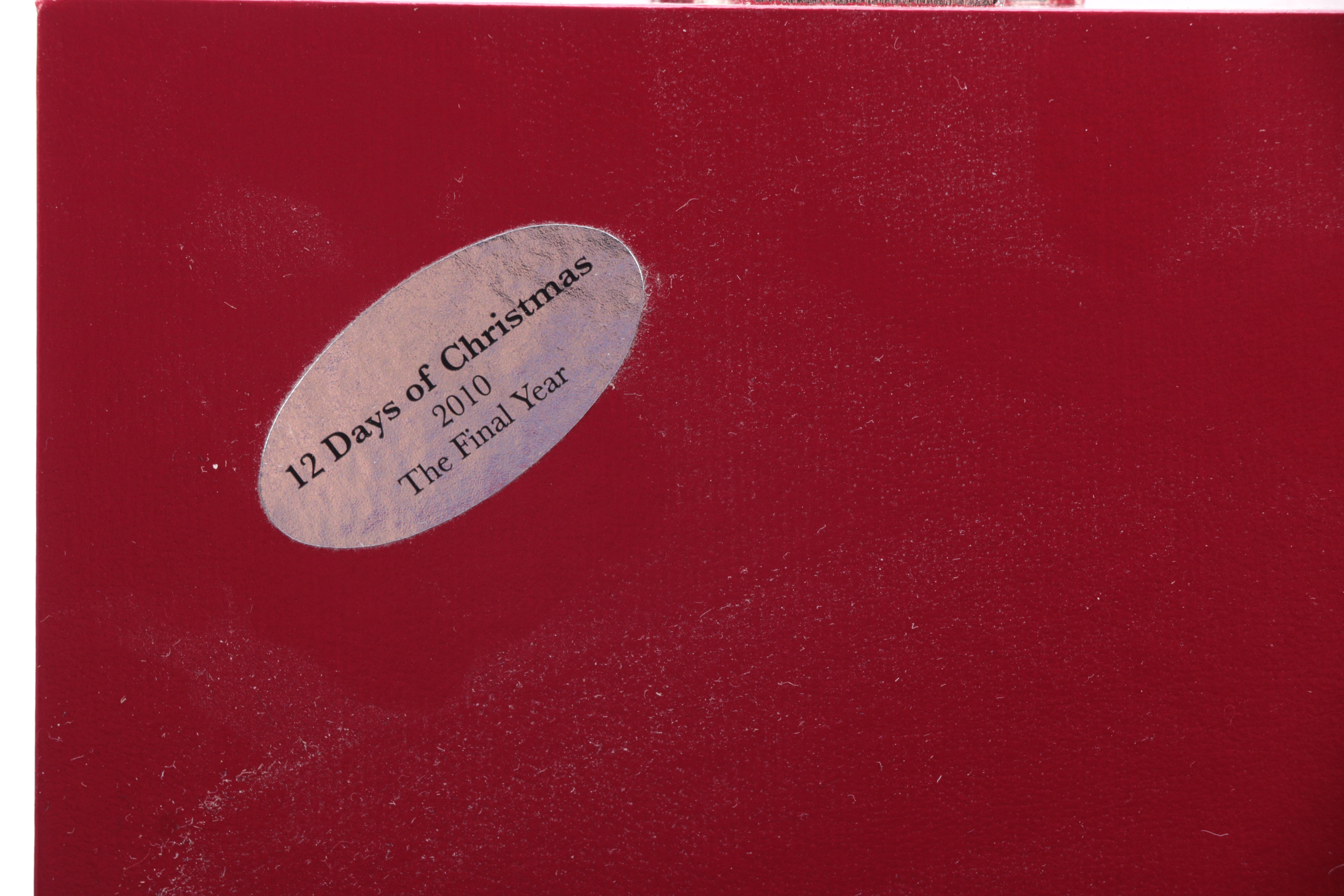 Waterford Crystal Limited Edition "12 Days of Christmas" Double Old-Fashioned Glasses