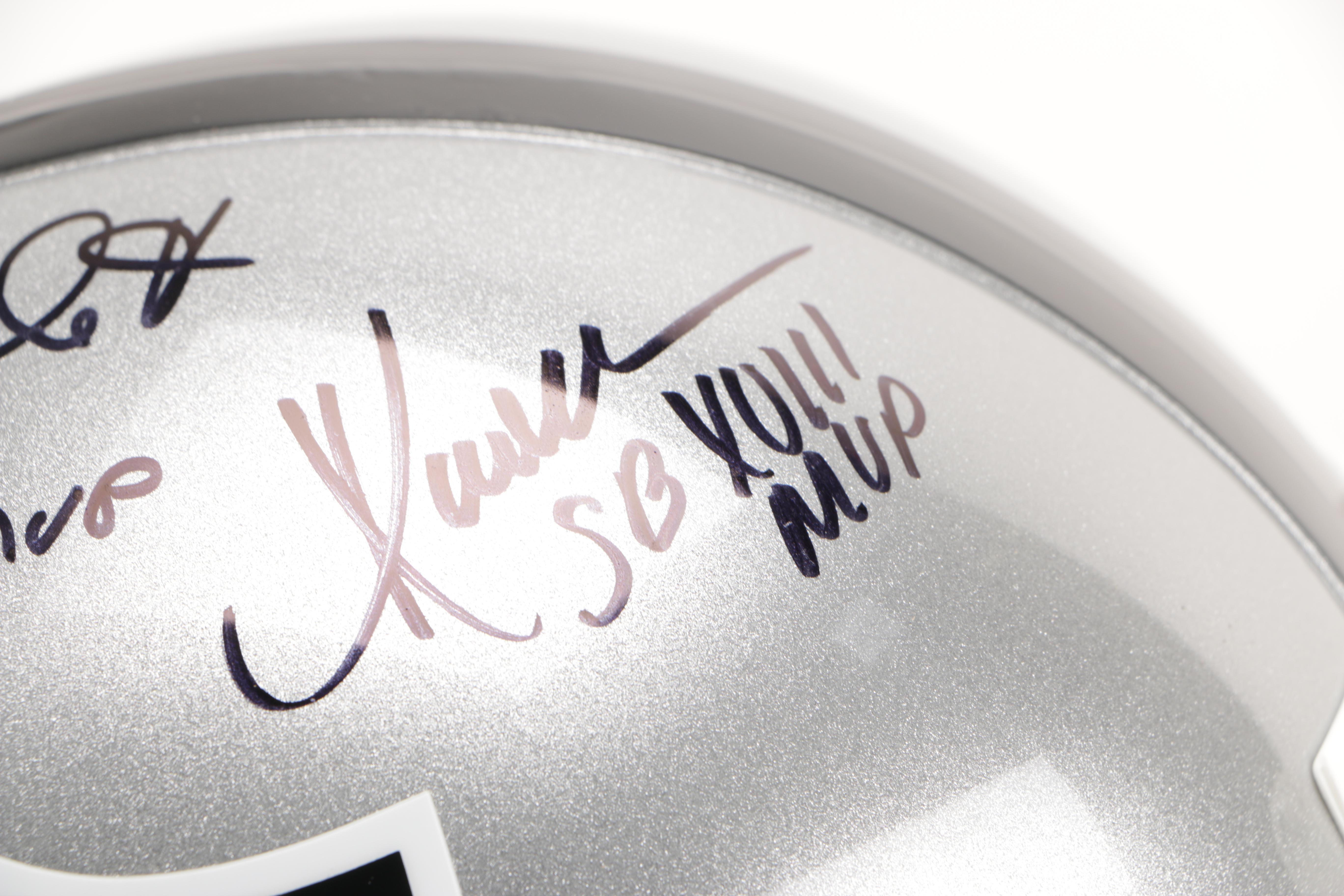 Marcus Allen, Fred Biletnikoff, and Jim Plunkett Signed Raiders Helmet