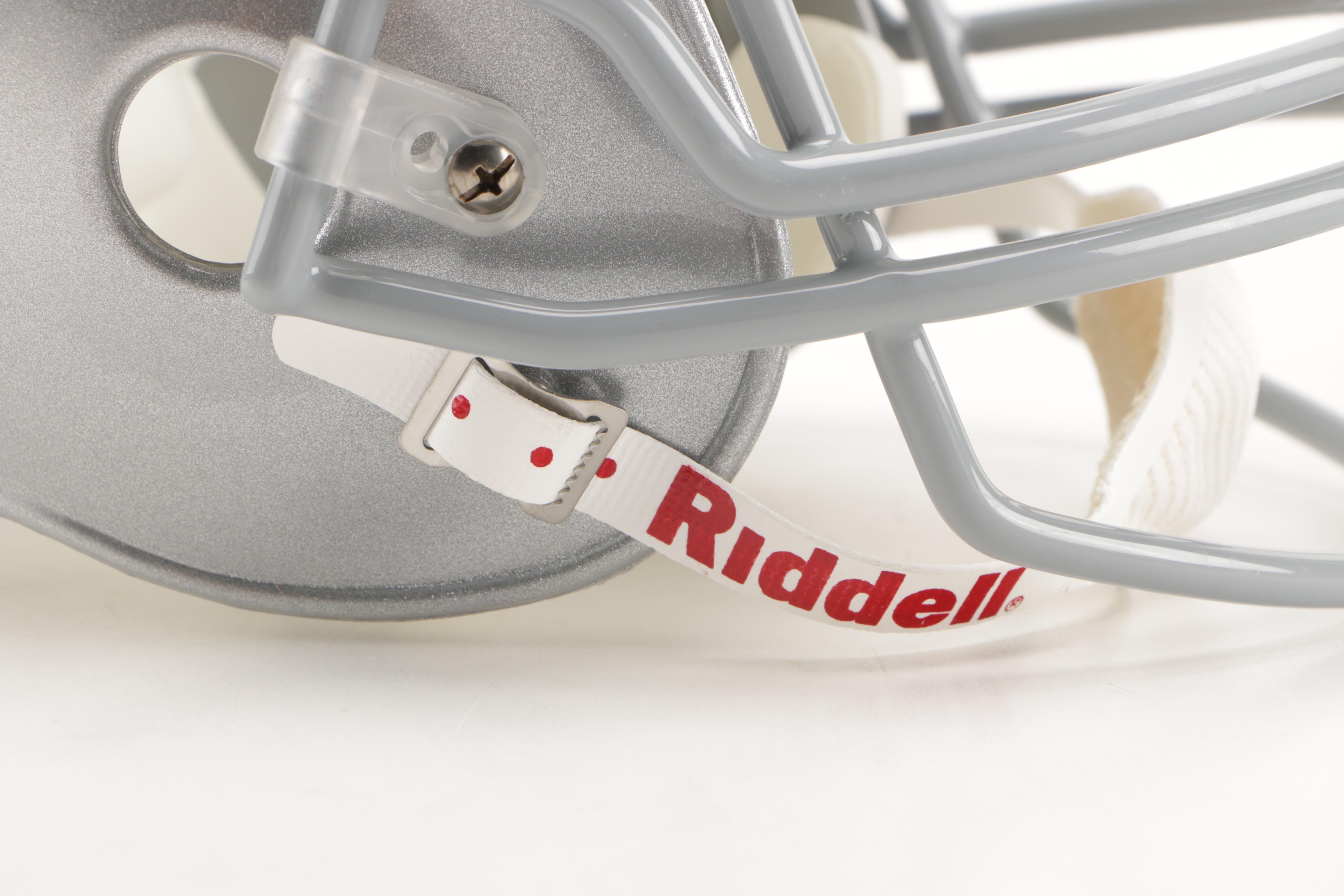 Marcus Allen, Fred Biletnikoff, and Jim Plunkett Signed Raiders Helmet