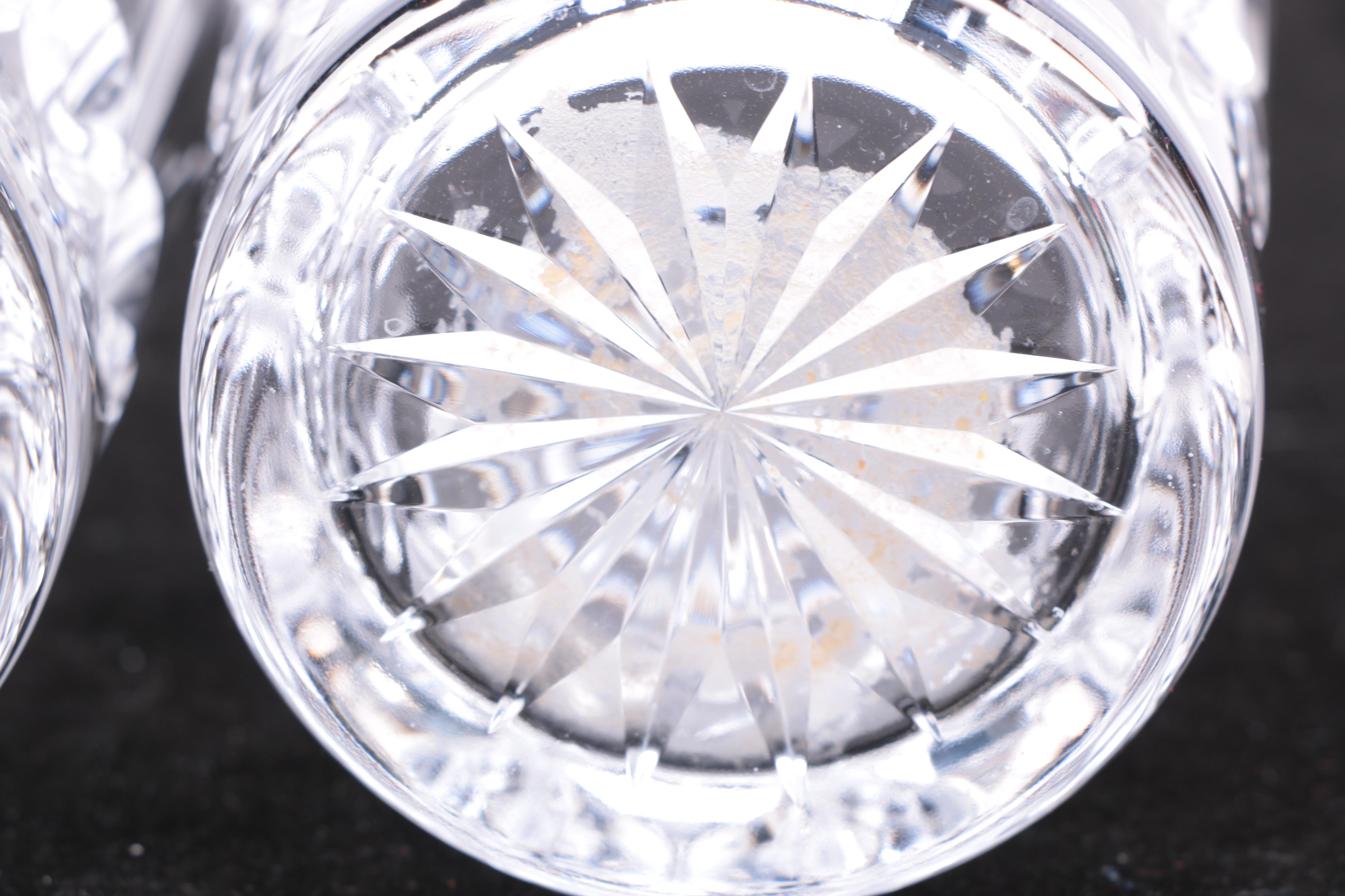 Waterford Crystal Limited Edition "12 Days of Christmas" Double Old-Fashioned Glasses