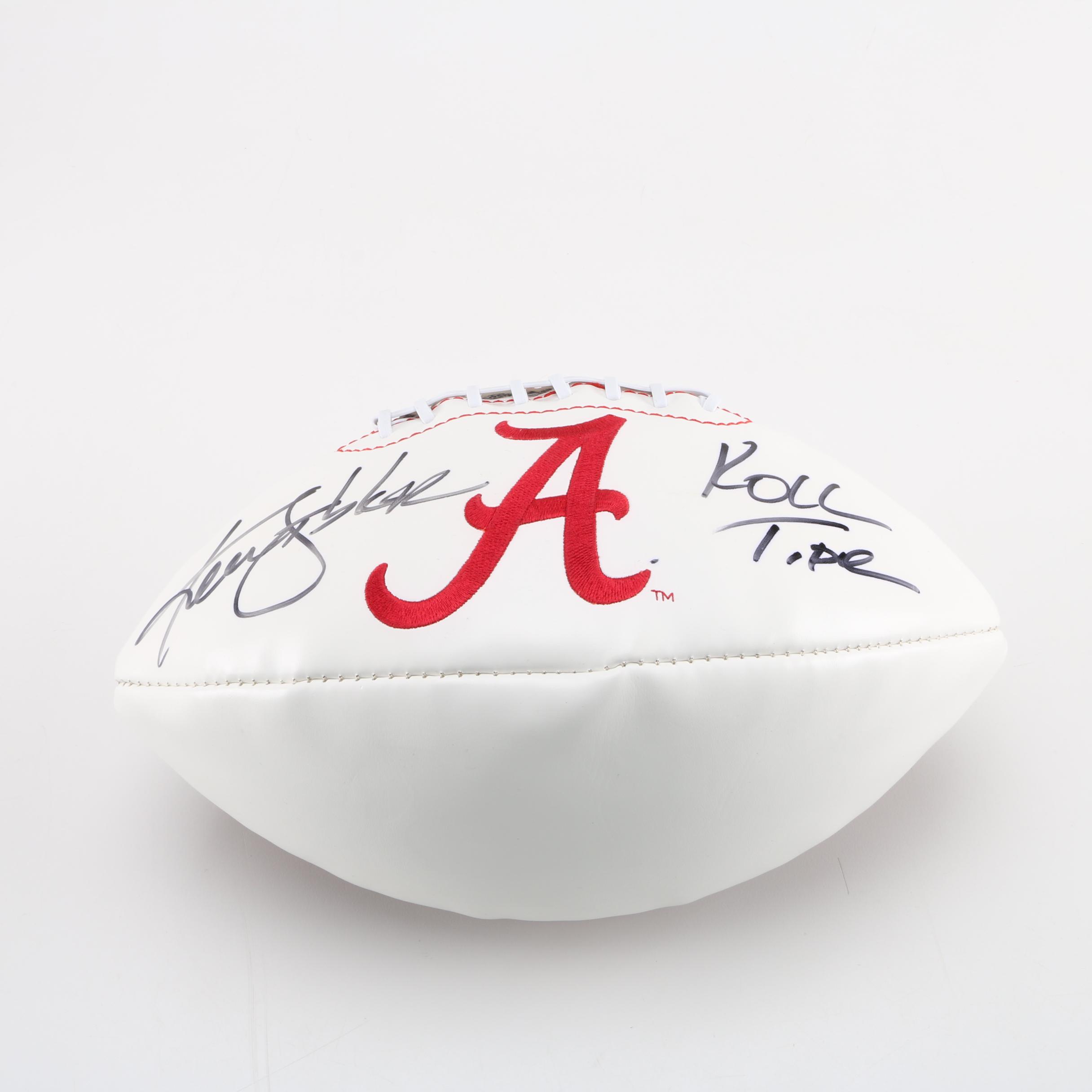 Signed Kenny Stabler Alabama Football
