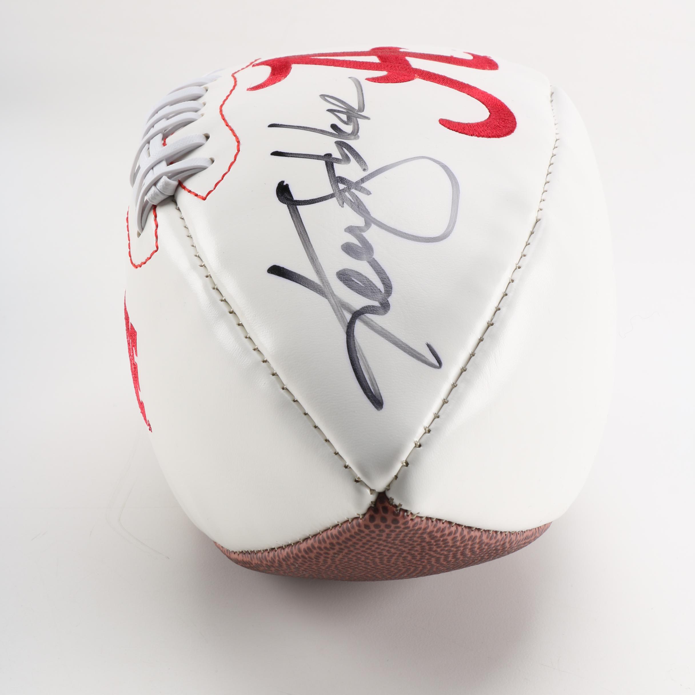 Signed Kenny Stabler Alabama Football