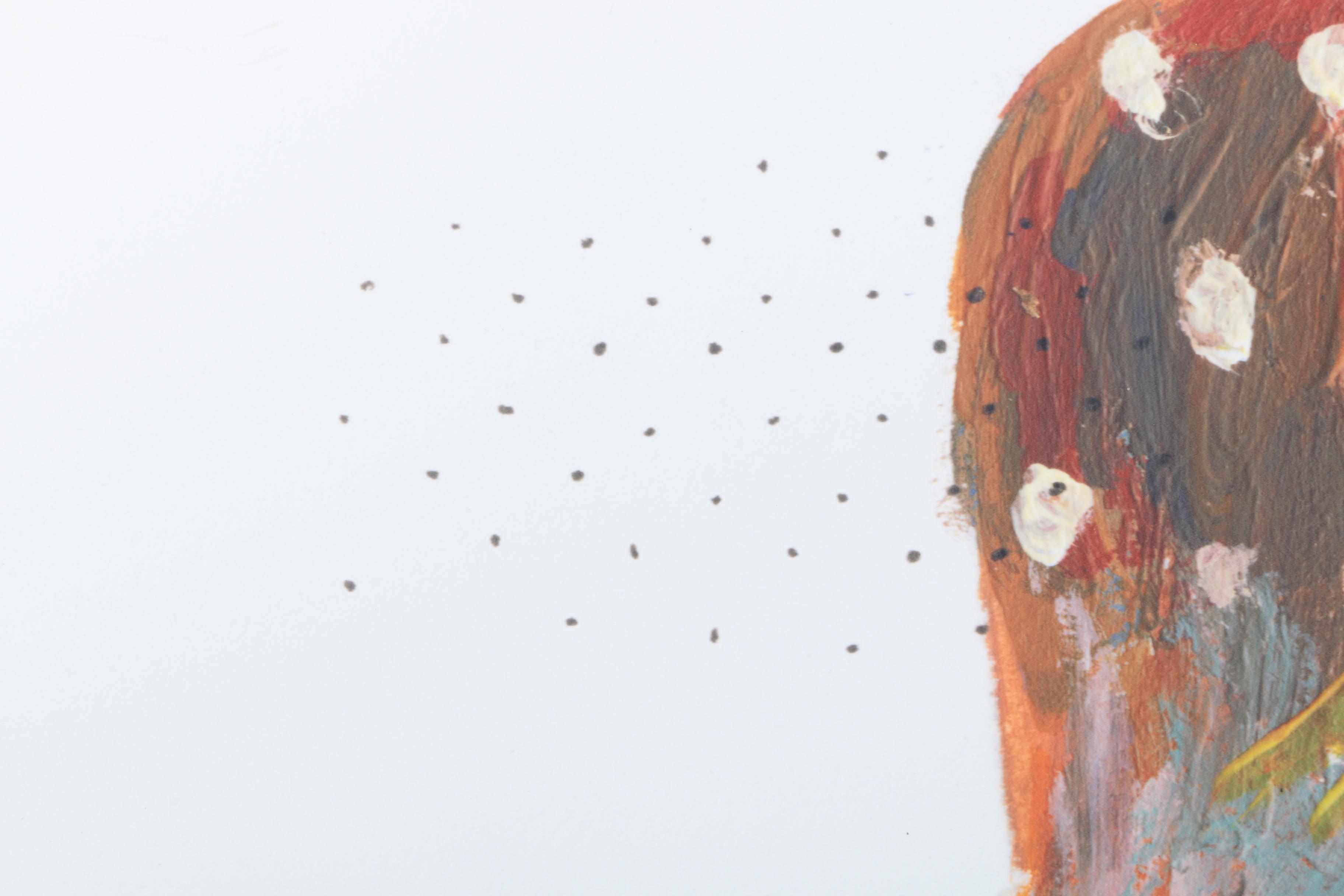 Giclee on Paper After Olivia Charmaine "Deer Wearing Gym Socks"