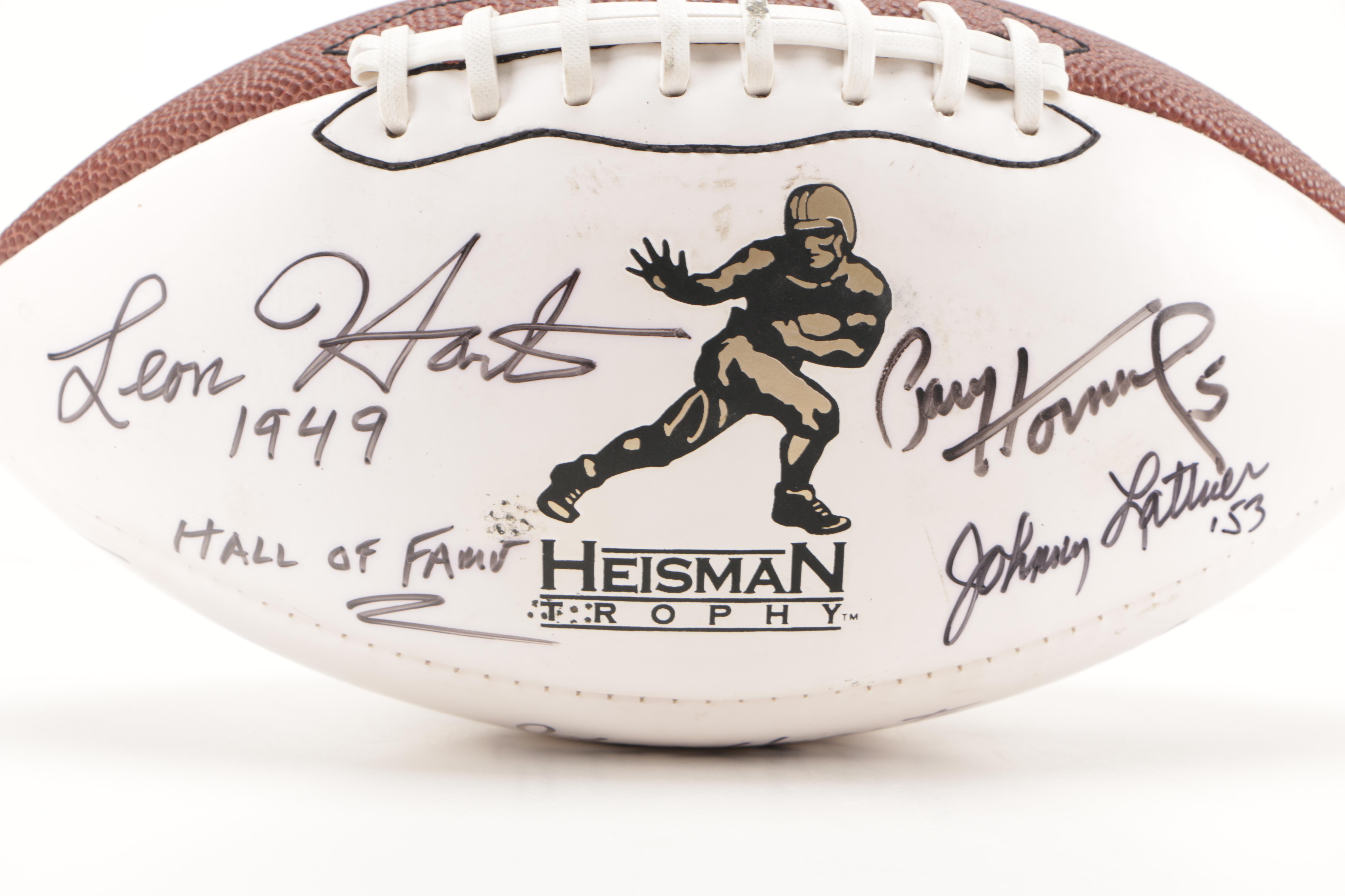Heisman Trophy Winners Signed Football