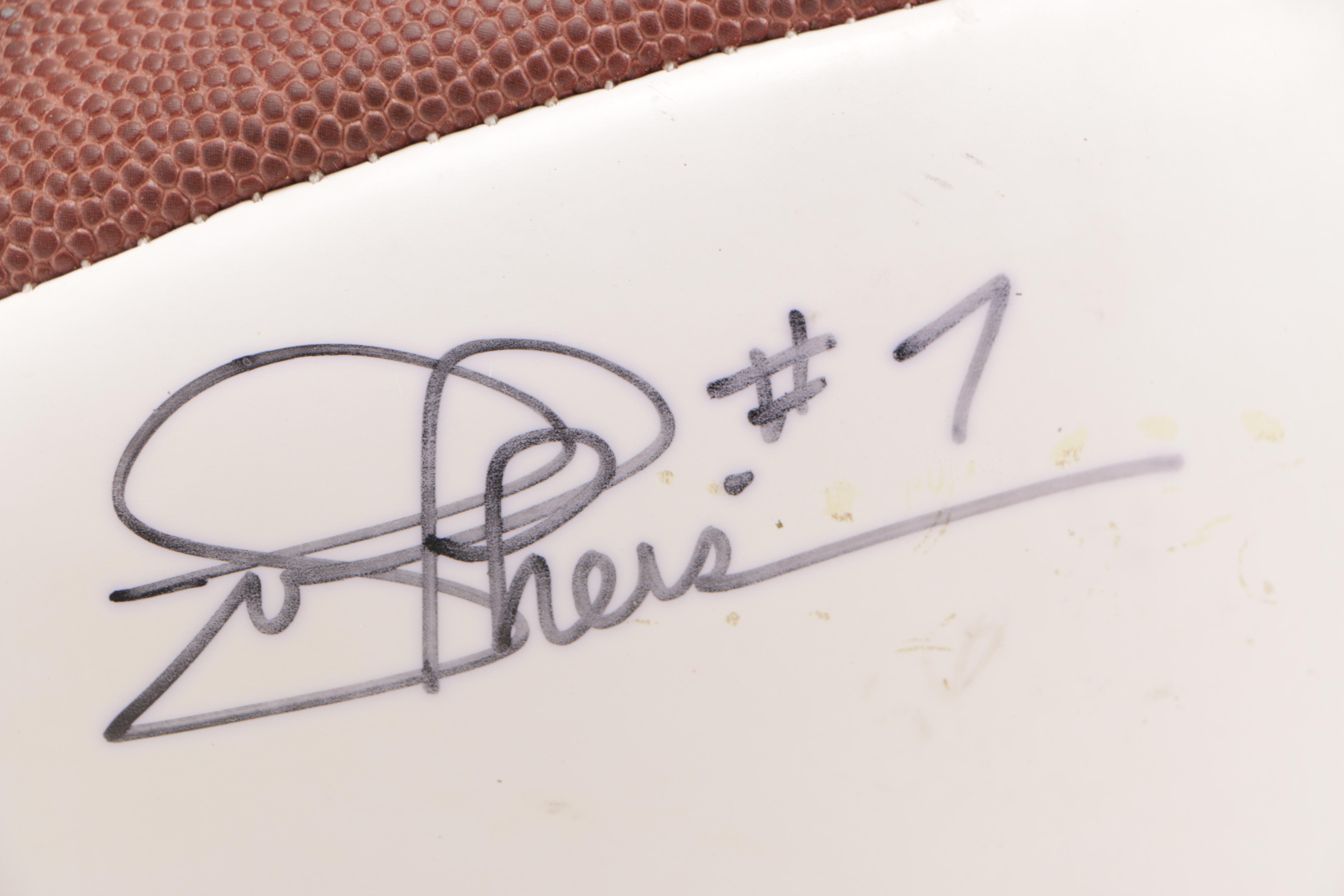 Heisman Trophy Winners Signed Football