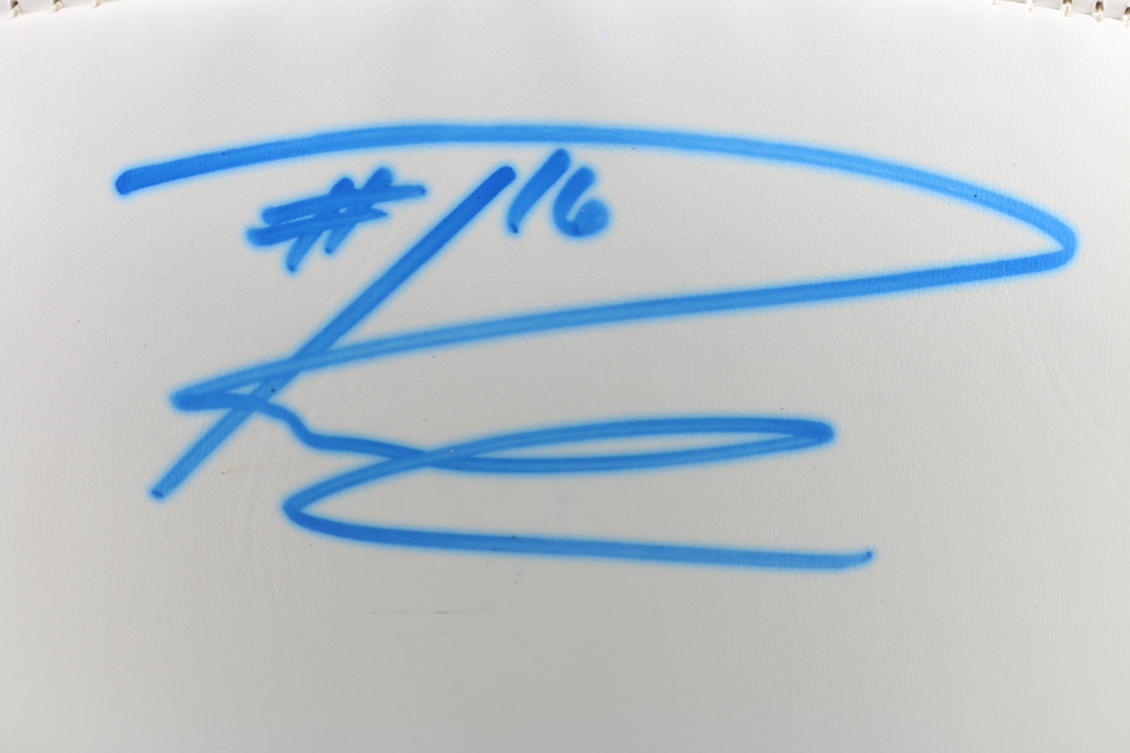 Badgers Russell Wilson Signed Football