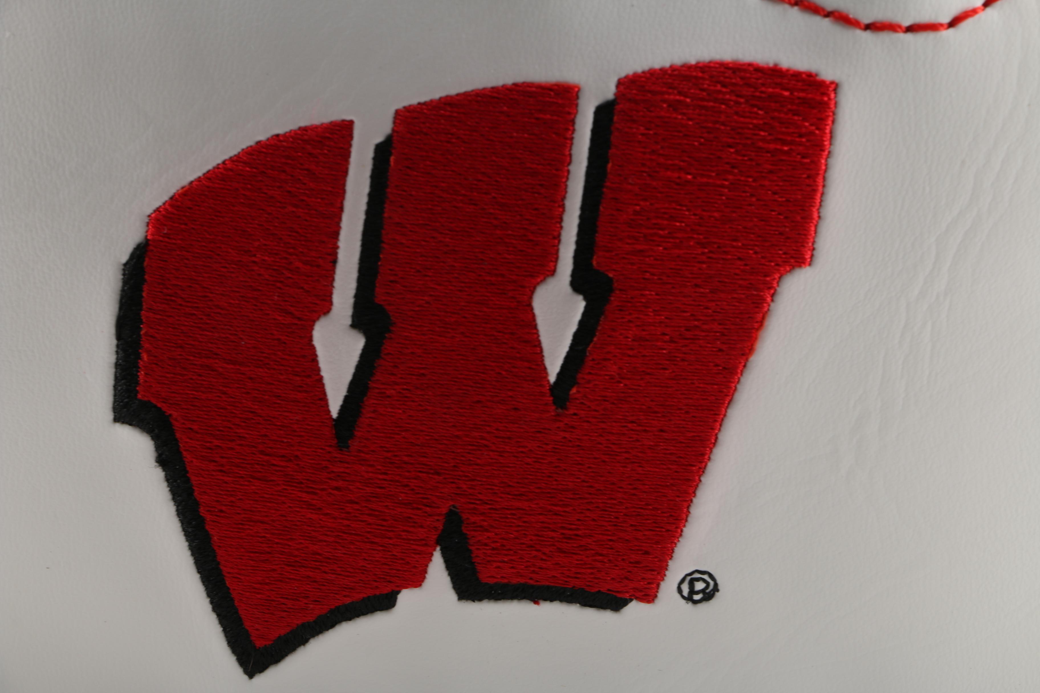 Badgers Russell Wilson Signed Football