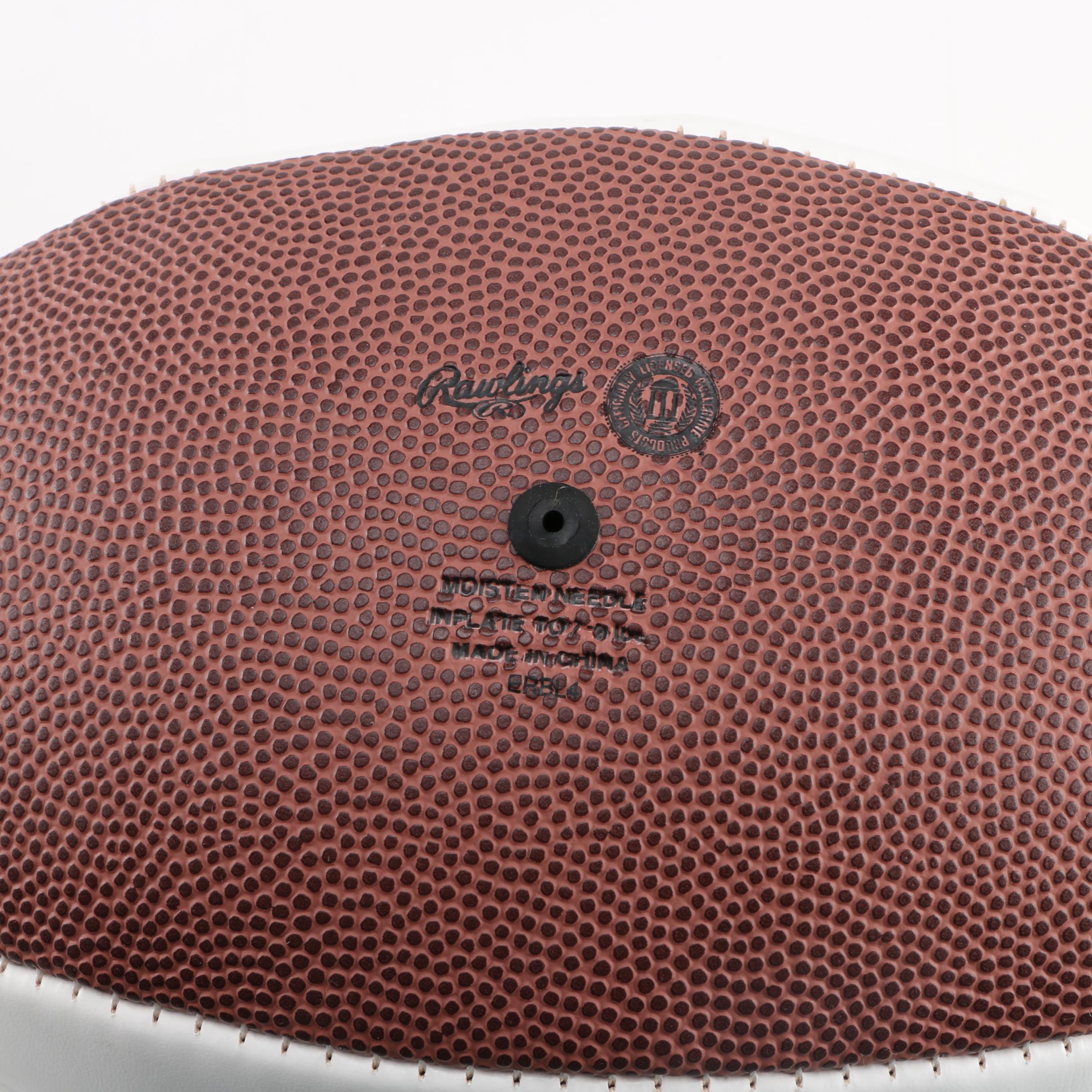 Badgers Russell Wilson Signed Football
