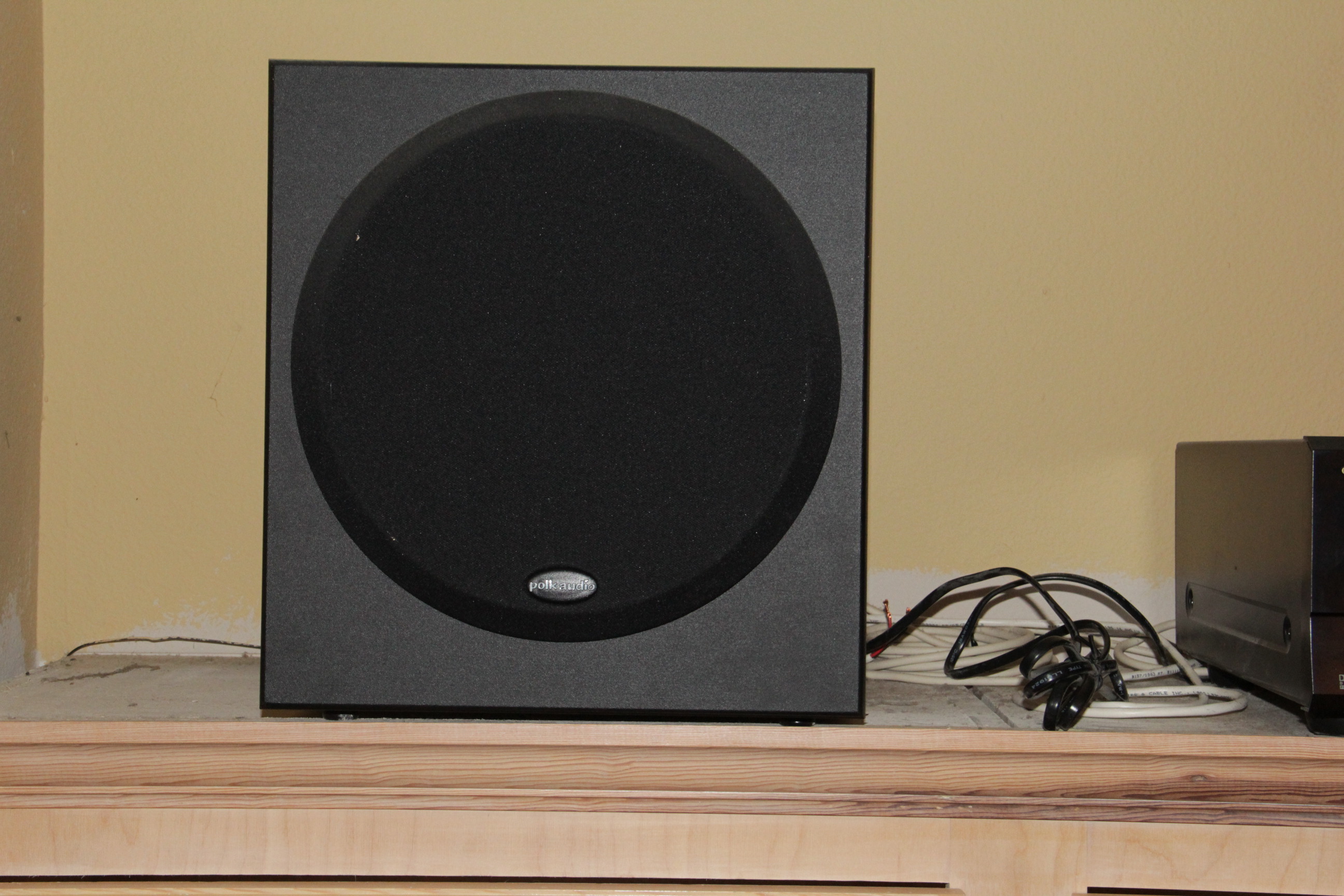 Onkyo A/V Receiver and Polk Audio Subwoofer Speaker