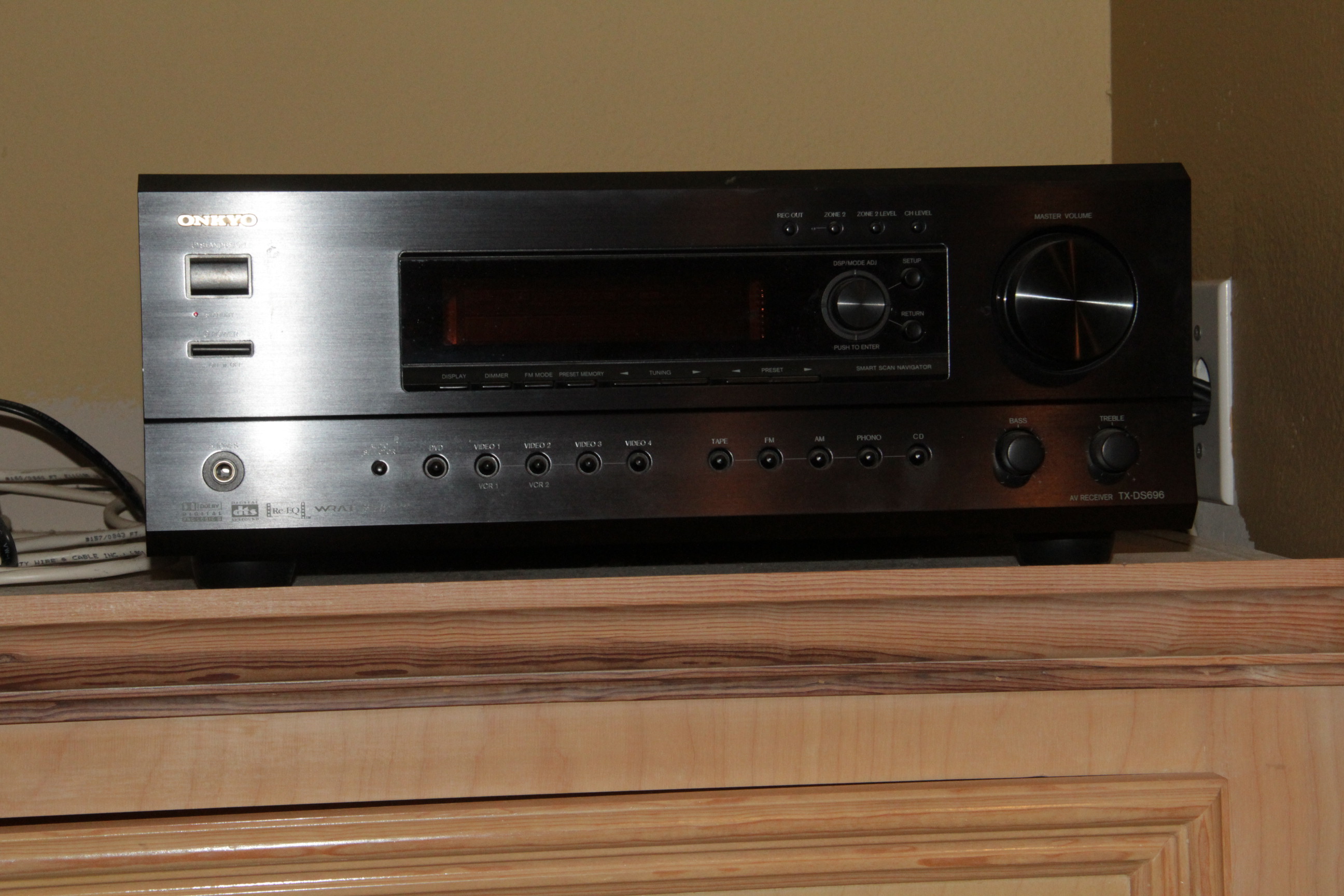 Onkyo A/V Receiver and Polk Audio Subwoofer Speaker