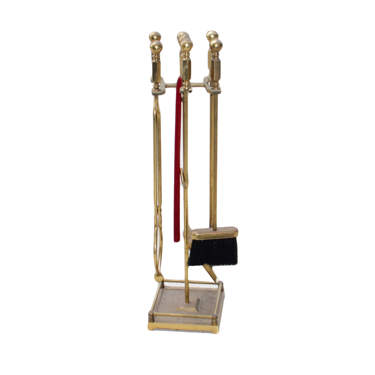 Brass Fireplace Tool Set