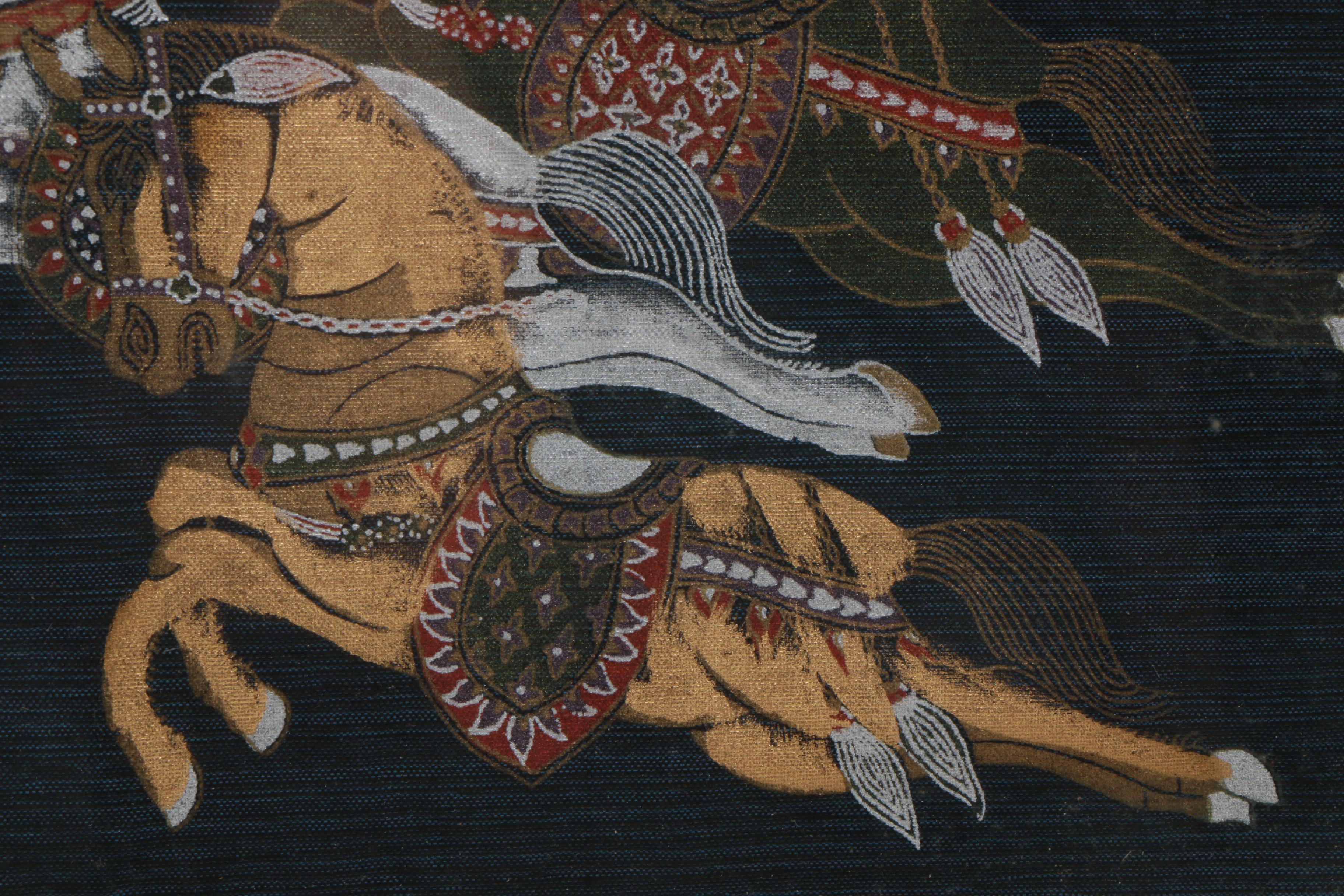 East Asian Gouache Paintings on Silk