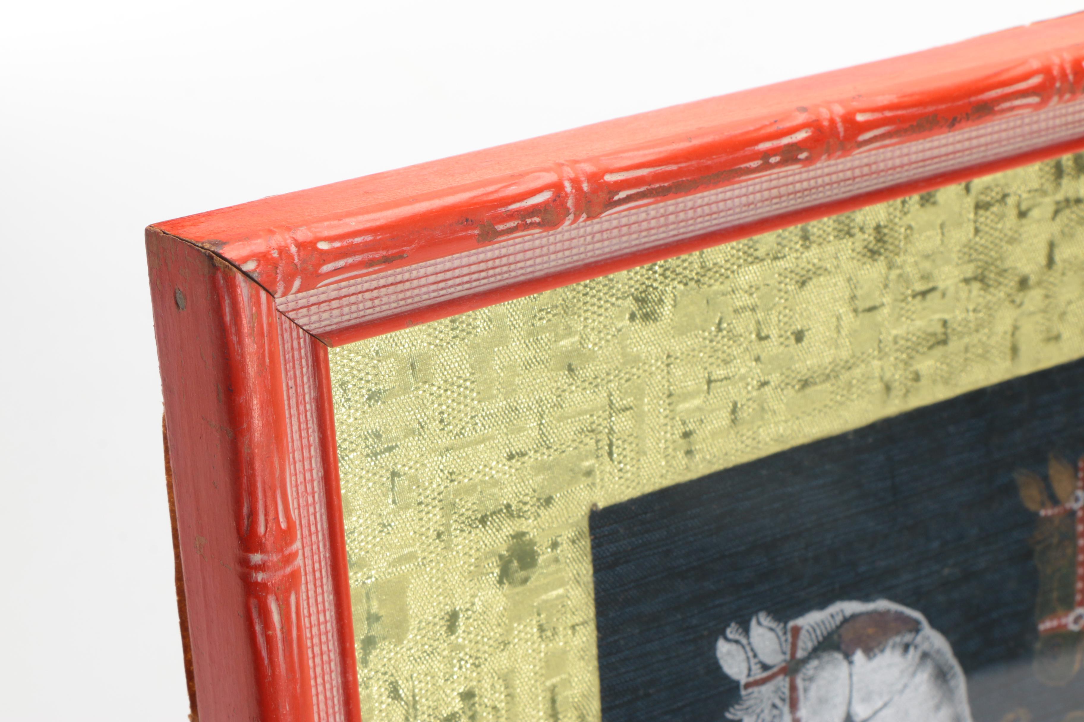 East Asian Gouache Paintings on Silk