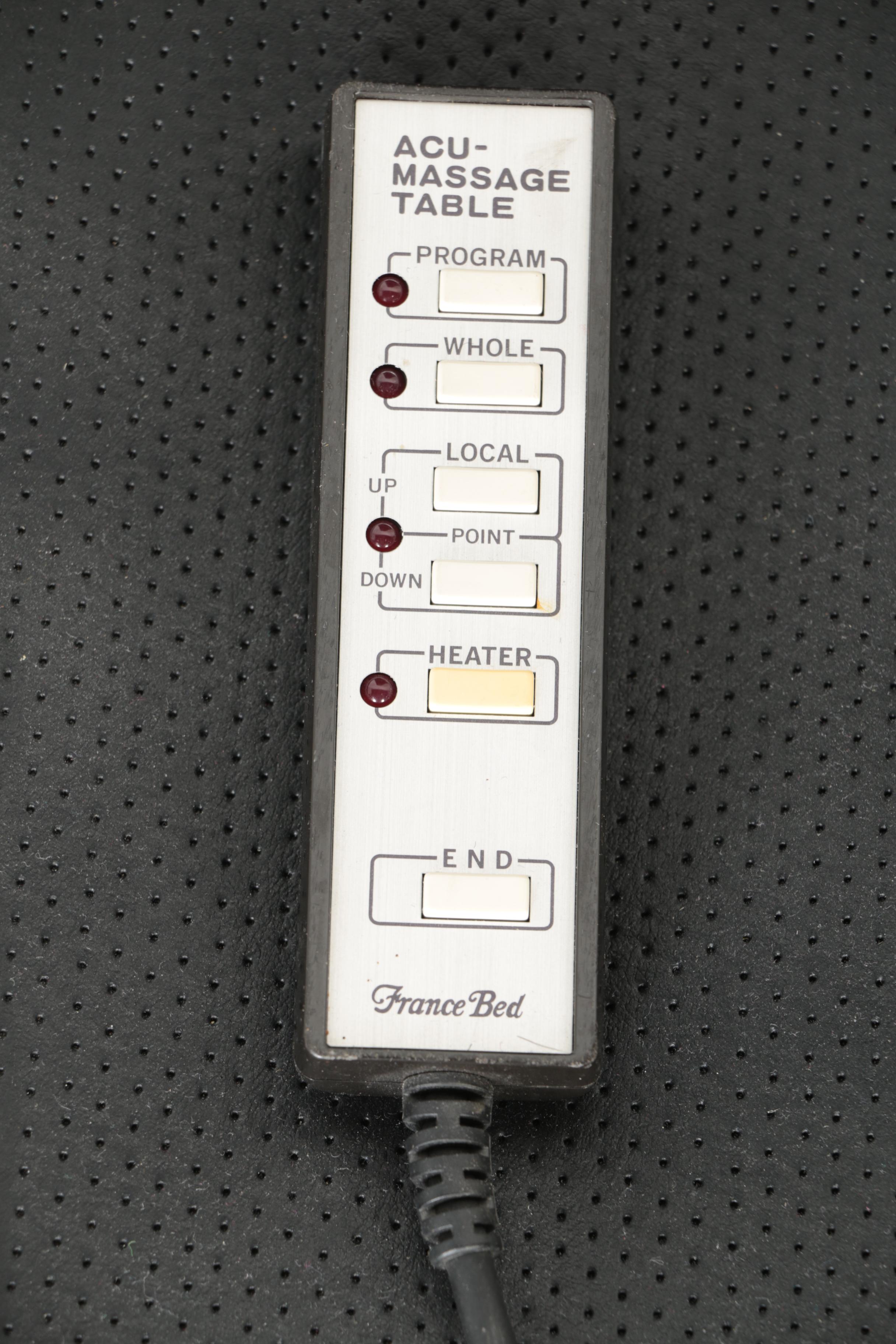 "Accu Massage Table" Electronic Massage Pad by France Bed