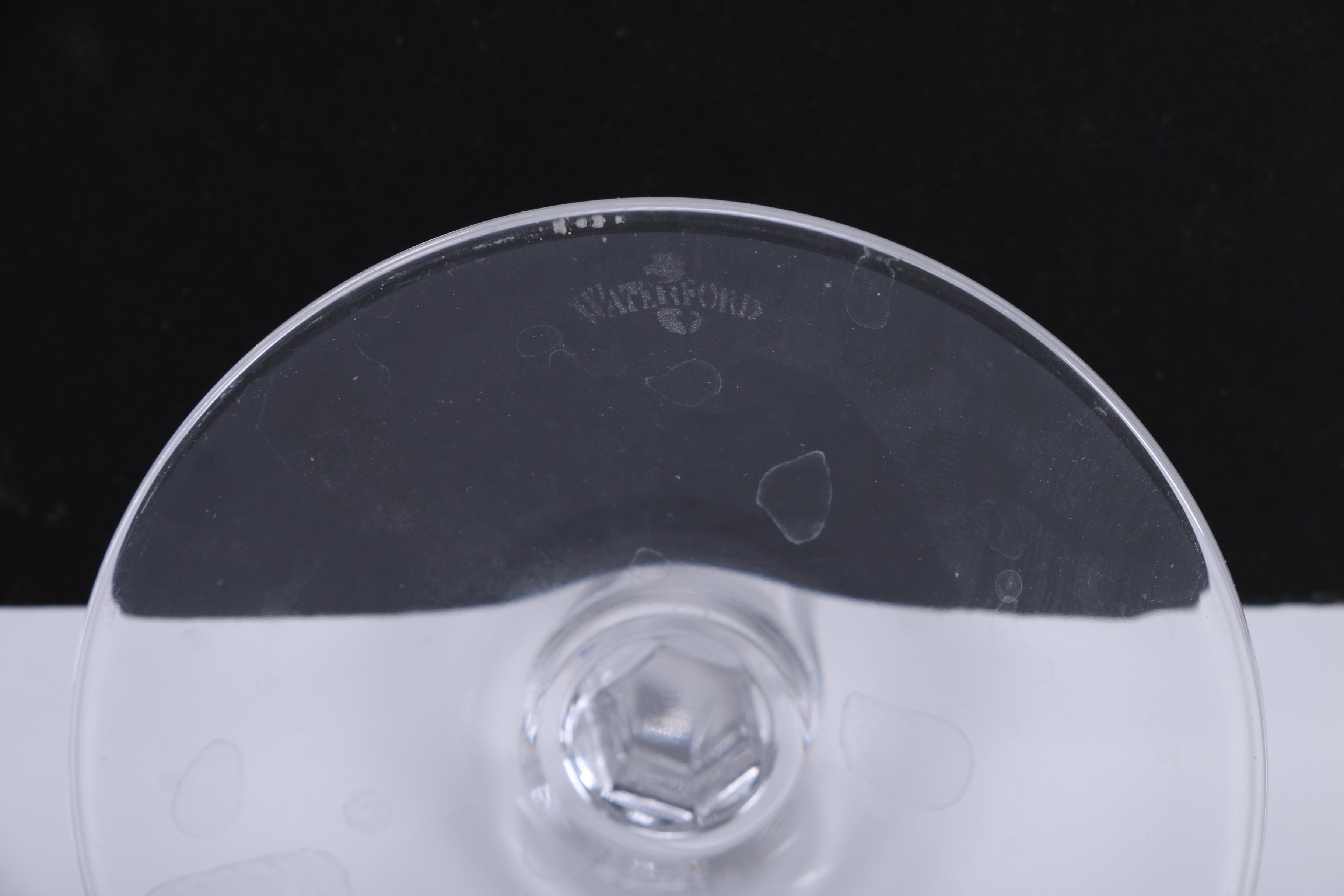 Waterford Crystal "Millenium Peace" Champagne and "Harvest Thanksgiving" Wine Glasses