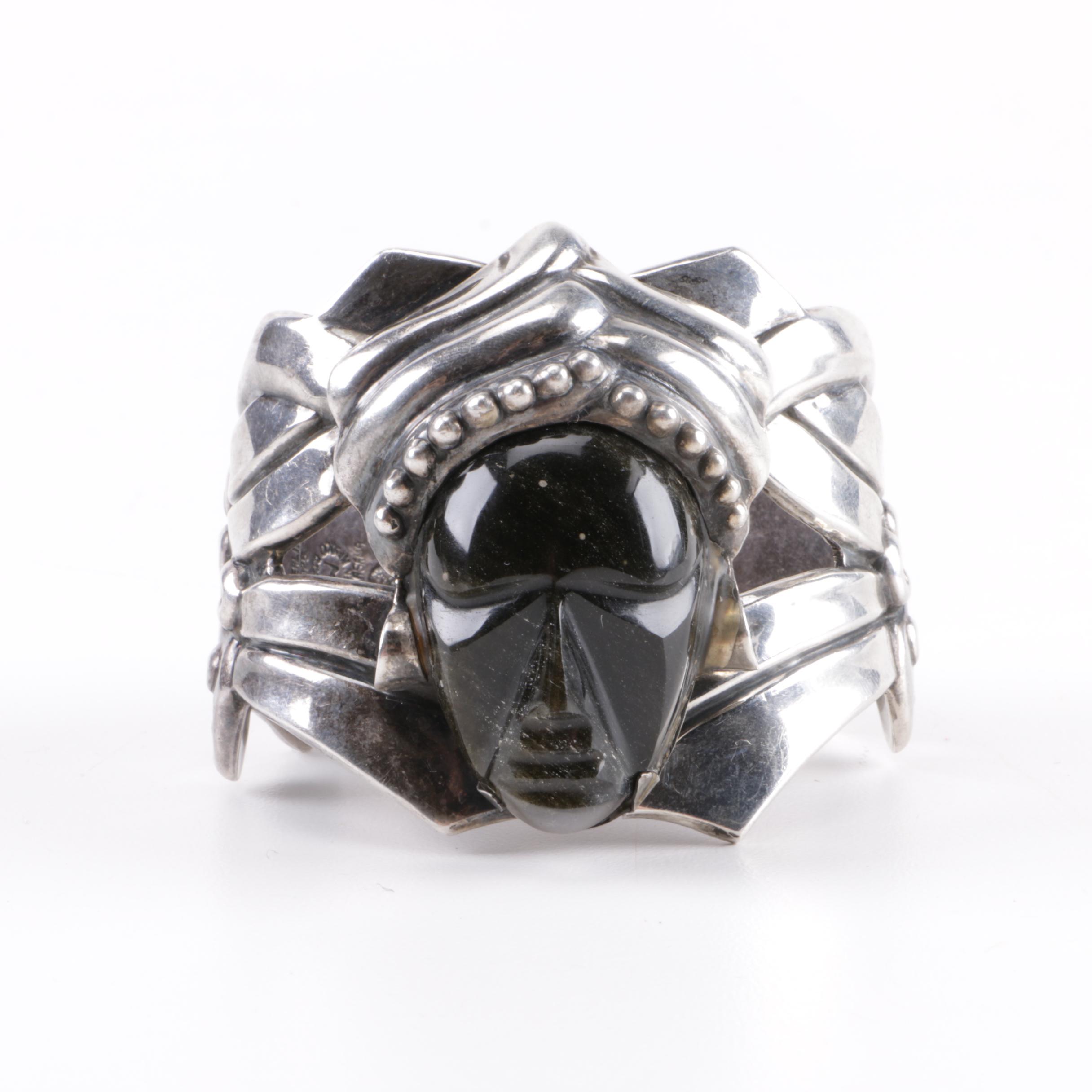 Sterling Silver Alfredo Villasana Cuff Bracelet