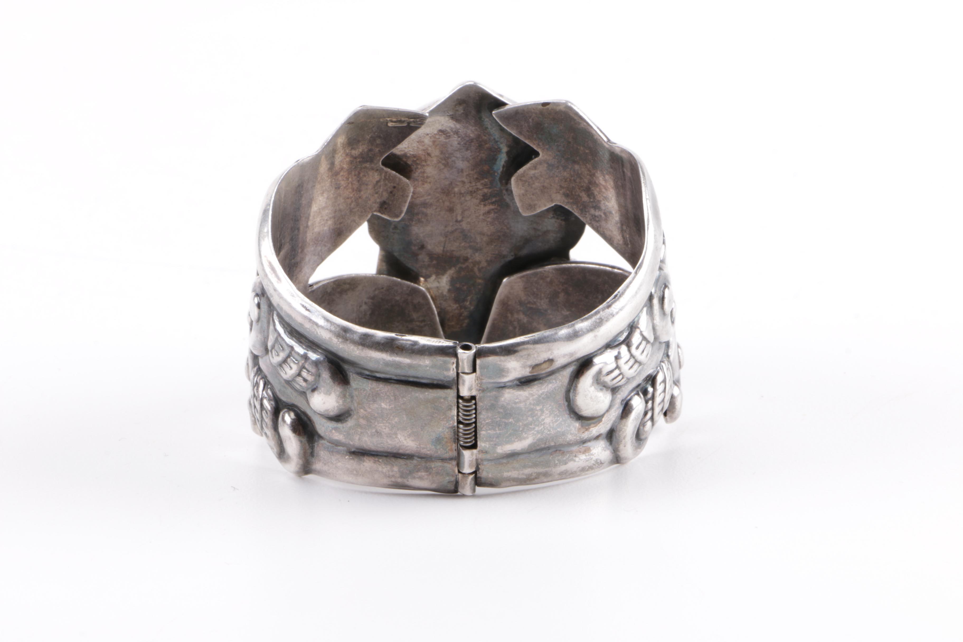 Sterling Silver Alfredo Villasana Cuff Bracelet