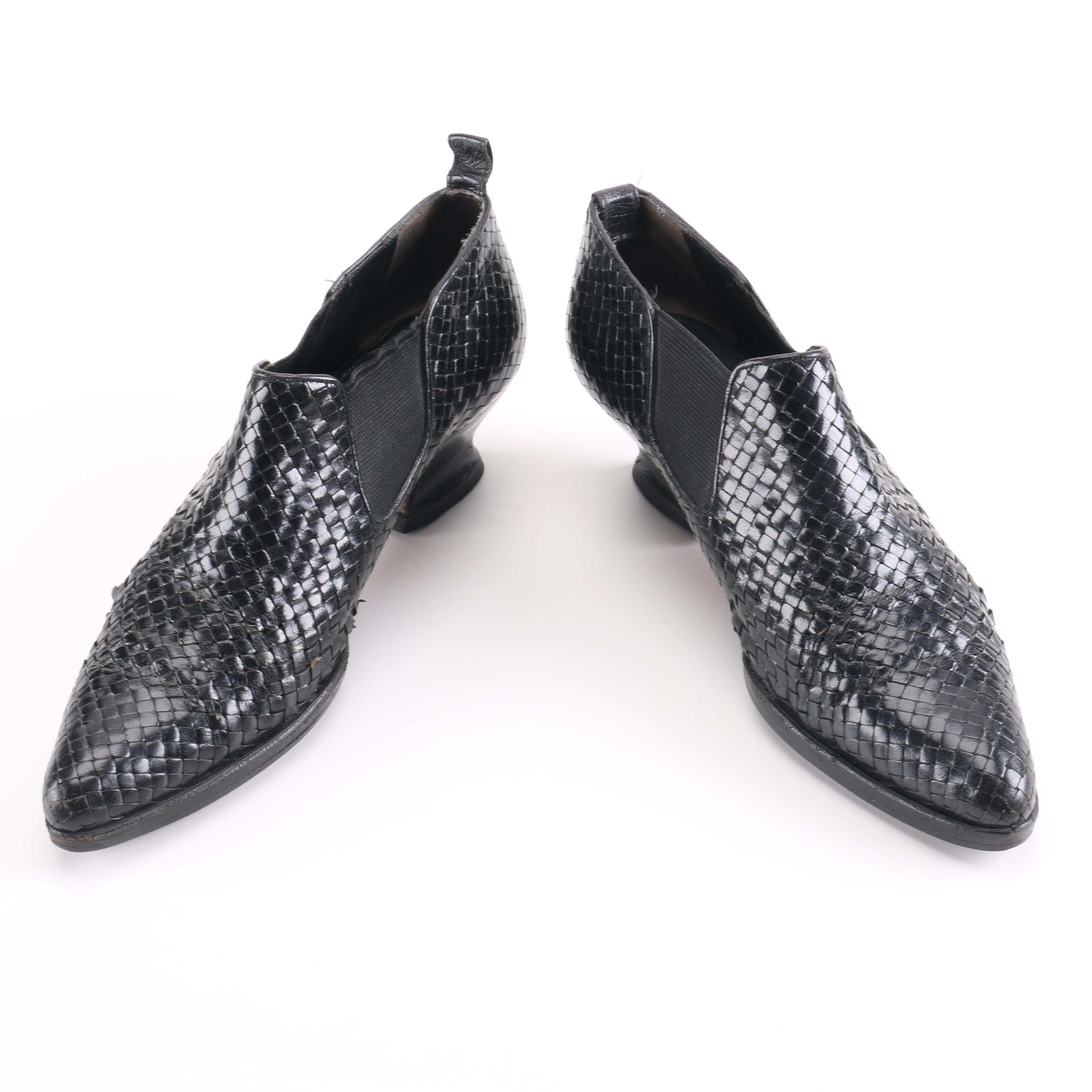 Black Leather Stephane Kelian Heeled Shoes